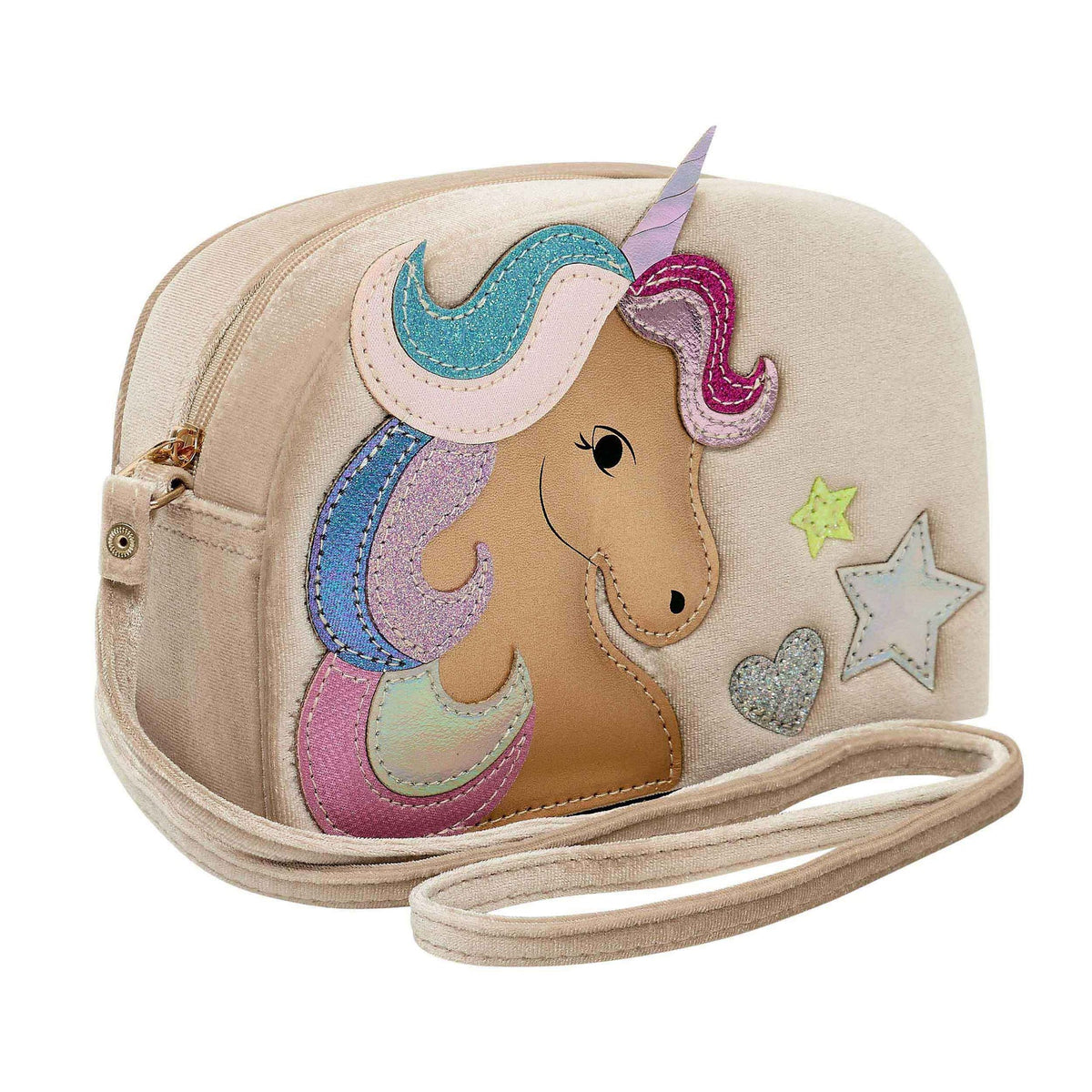 Mimi and Lula Velvet Unicorn Purse