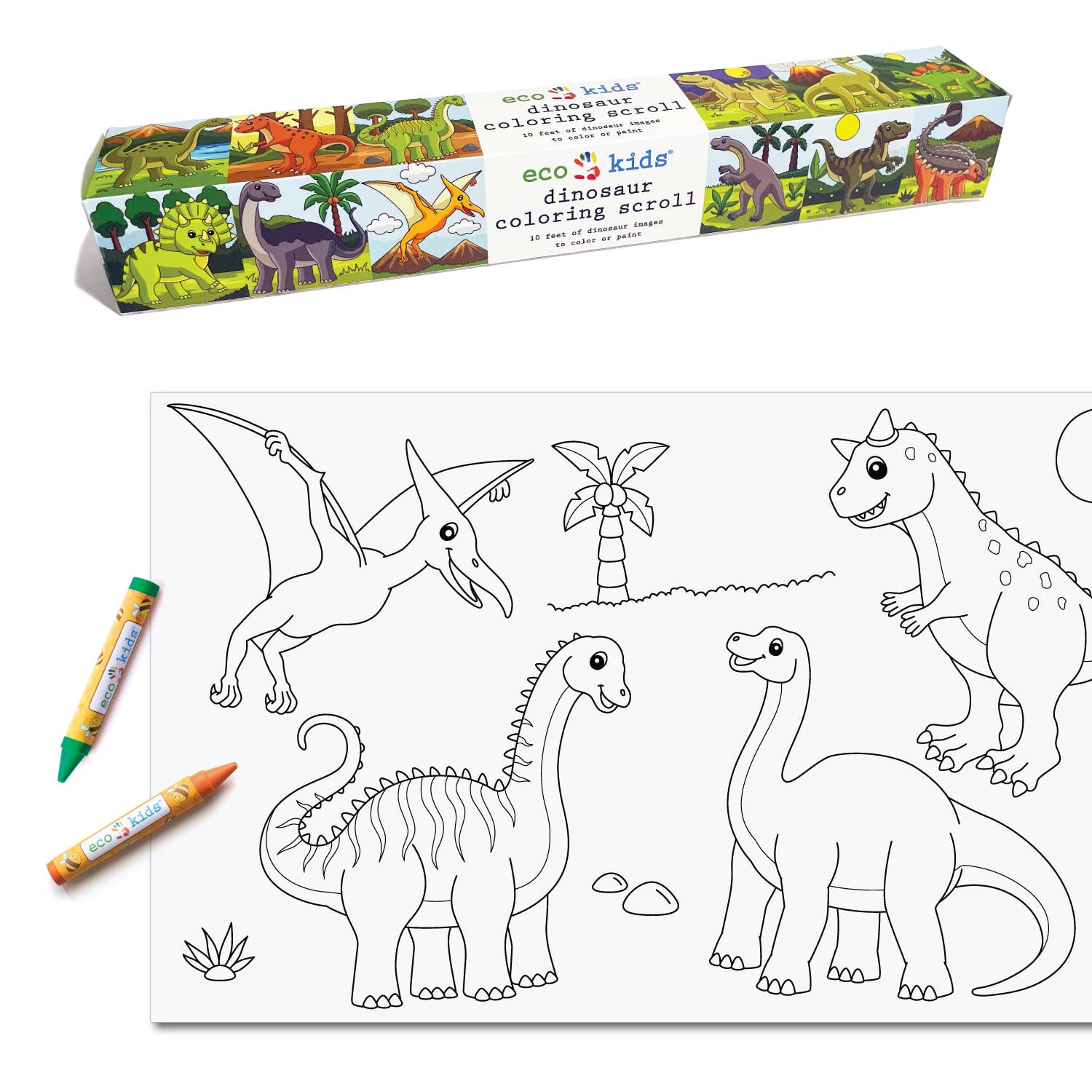 Coloring scrolls by Eco-Kids