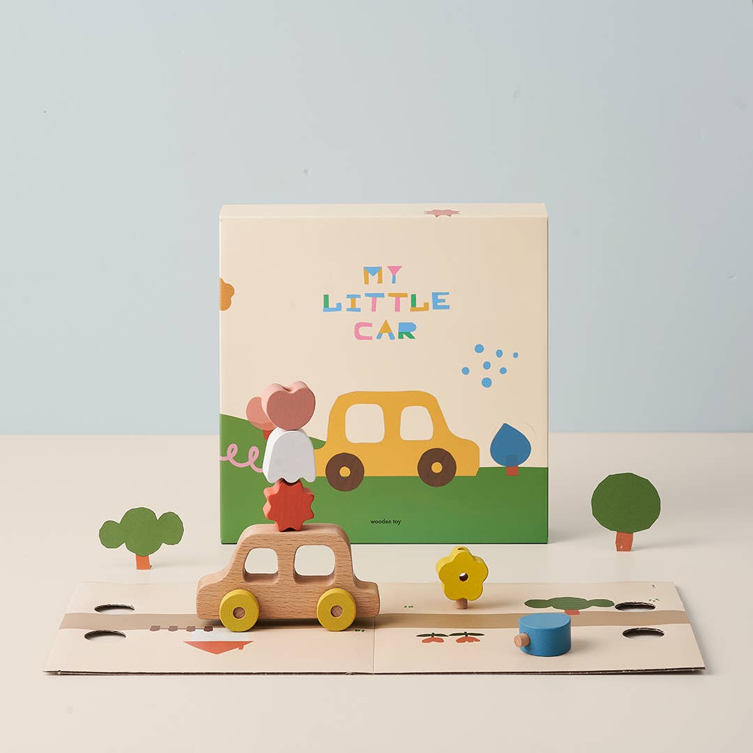 Oioiooi - My Little Car Toy & Book Set