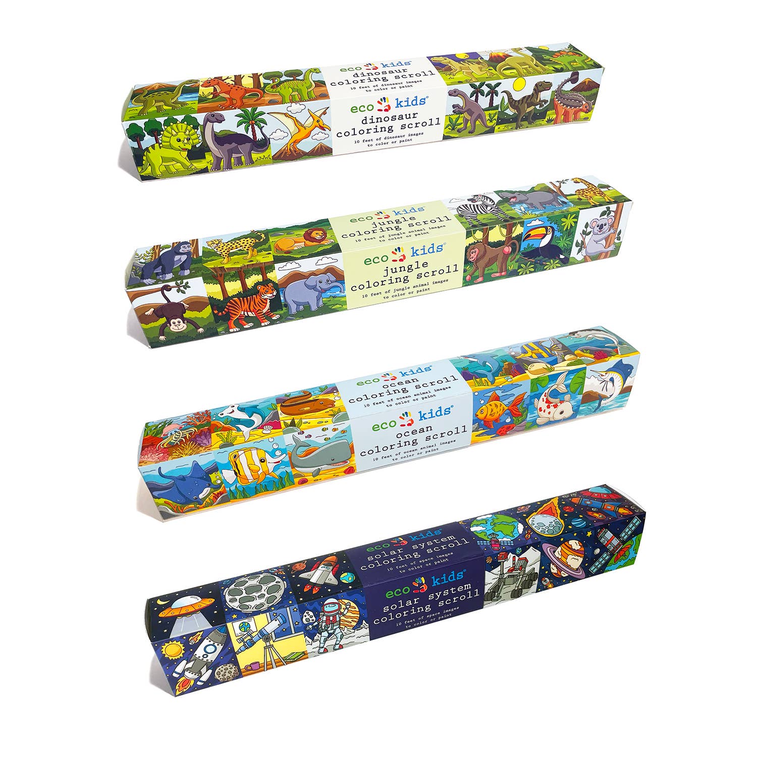 Coloring scrolls by Eco-Kids