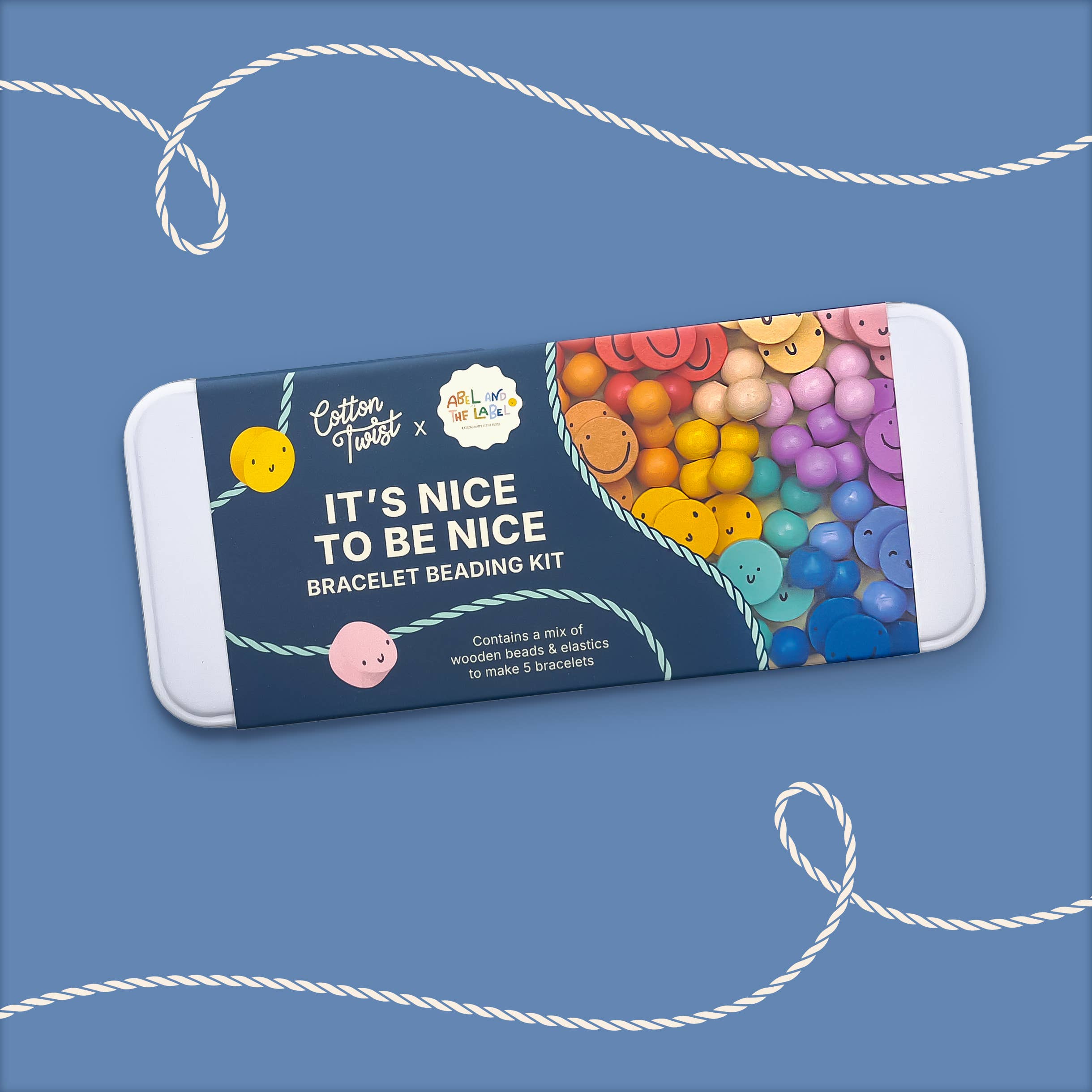 It's Nice To Be Nice Bracelet Beading Kit for Children - Makes 5 Bracelets