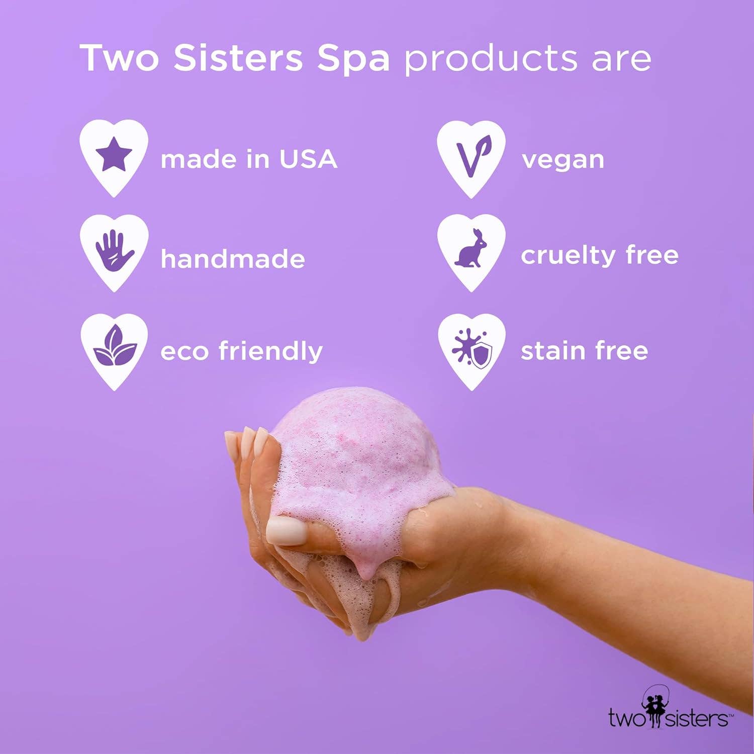 6 Valentine Surprise Bubble Bath Bombs Set