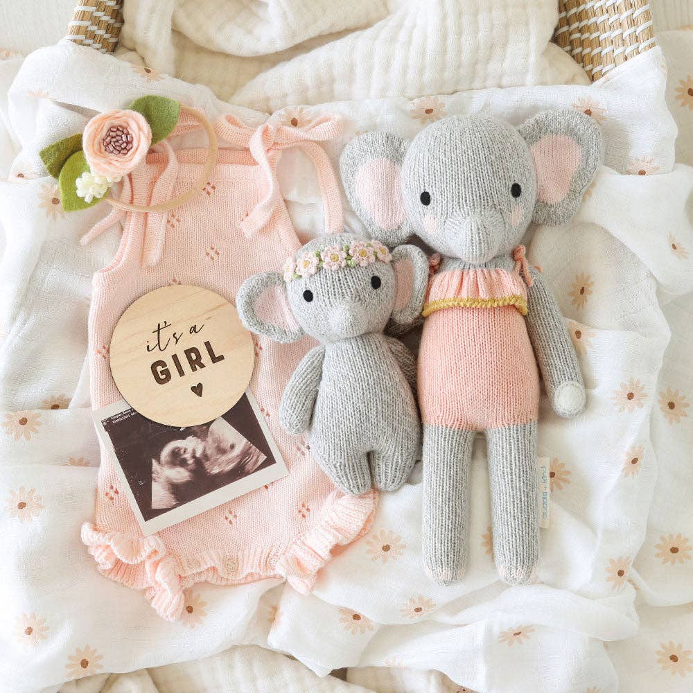 Cuddle + Kind Baby Elephant || Blush Floral