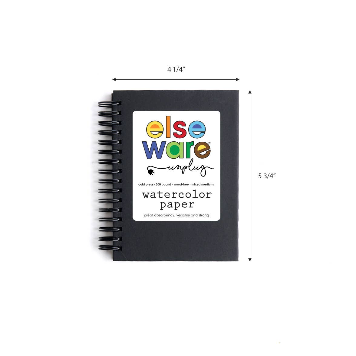 Watercolor paper pad, small - case