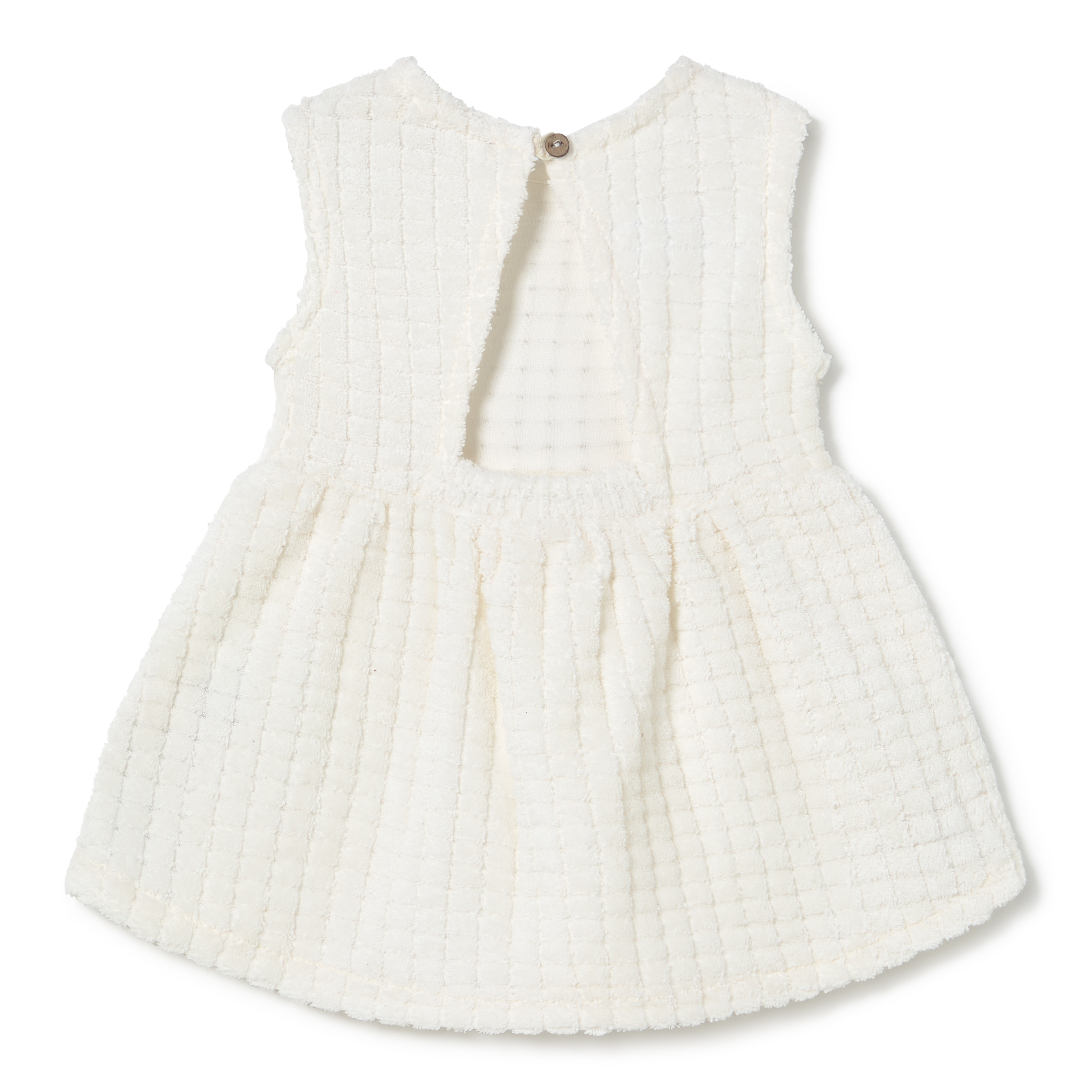 Lala Terry Dress || Cream