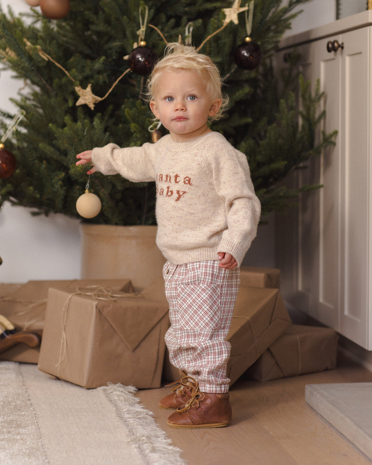 Quincy Mae Luca Pant || Christmas Plaid