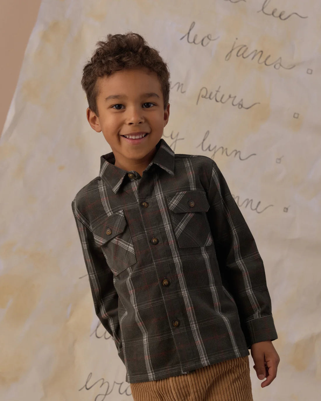 Rylee + Cru Pocketed Flannel Shirt || Holiday Plaid