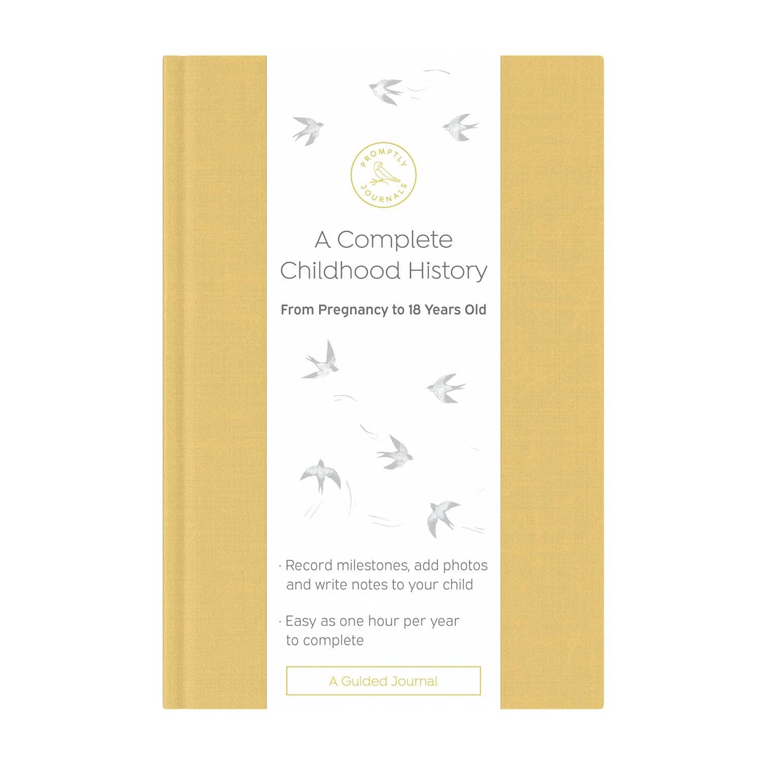 A Complete Childhood History: Pregnancy to 18 Years Journal : Dusty Rose Linen