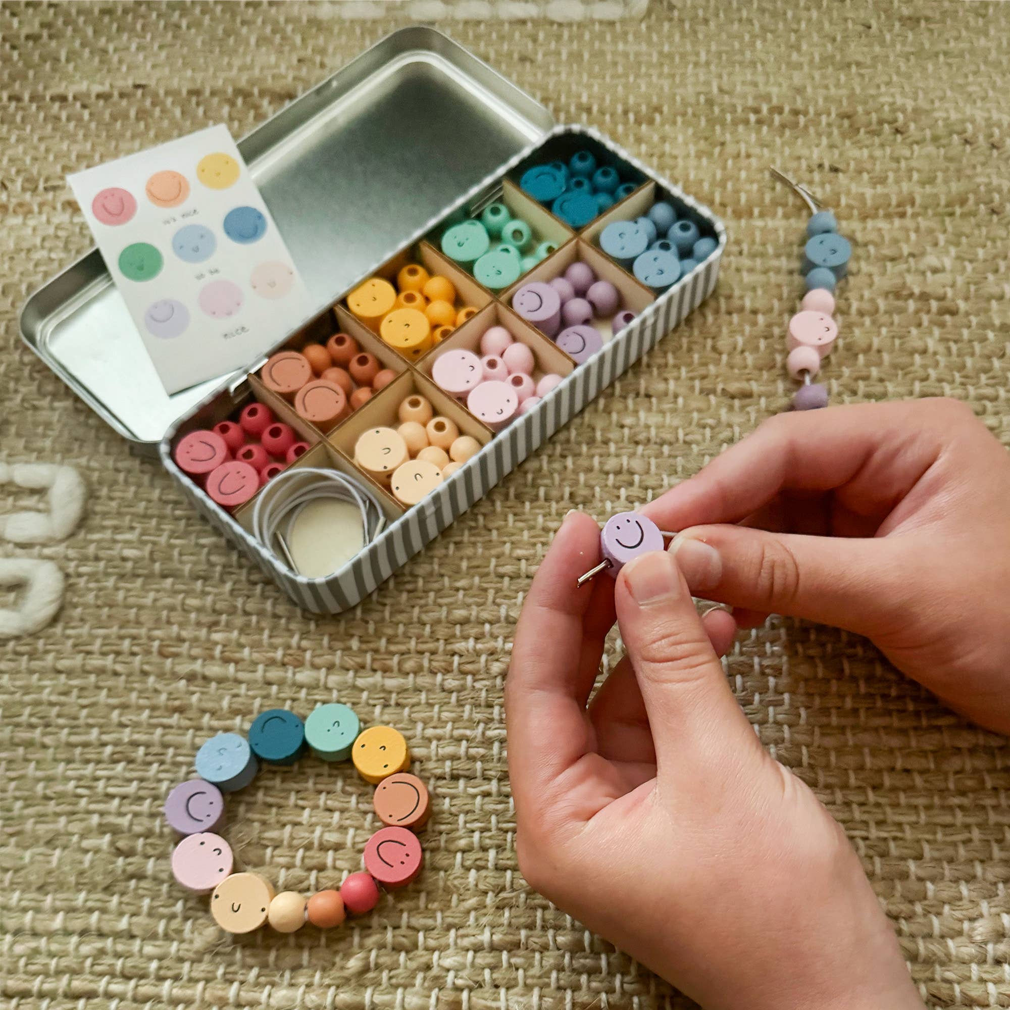 It's Nice To Be Nice Bracelet Beading Kit for Children - Makes 5 Bracelets