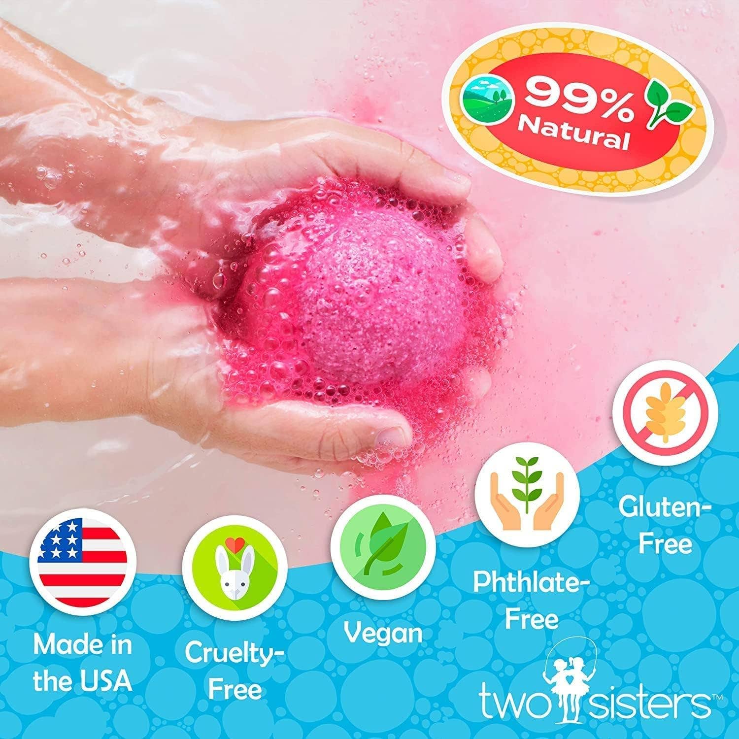 1 Pack Birthday Cake Bath Bomb