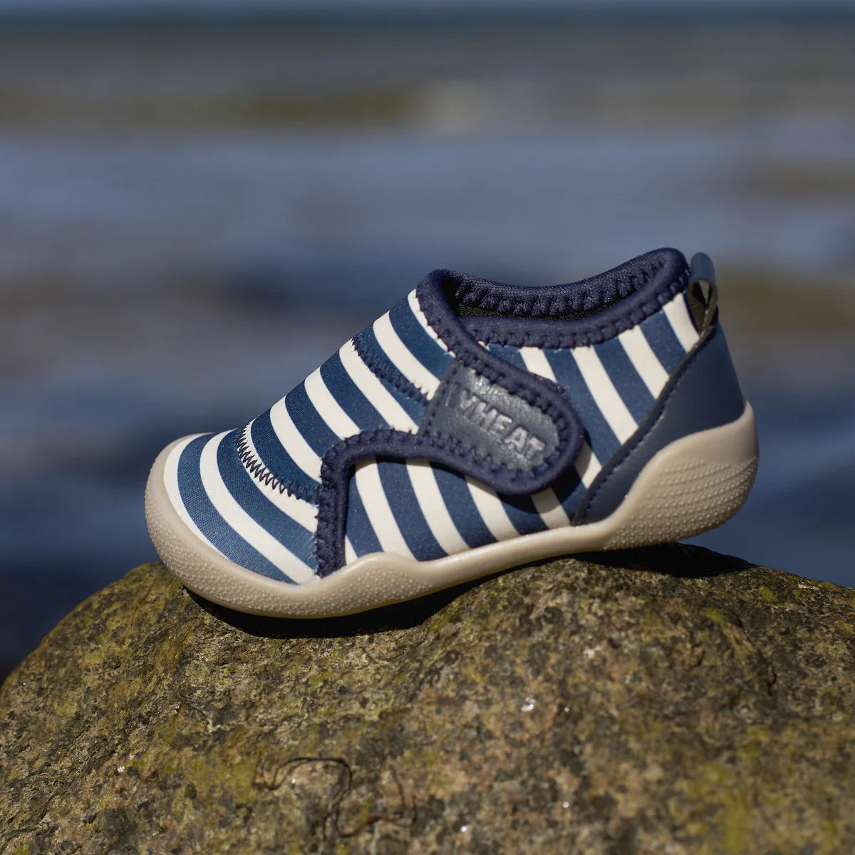 Wheat Beach Shoe Shawn || Blue Stripe