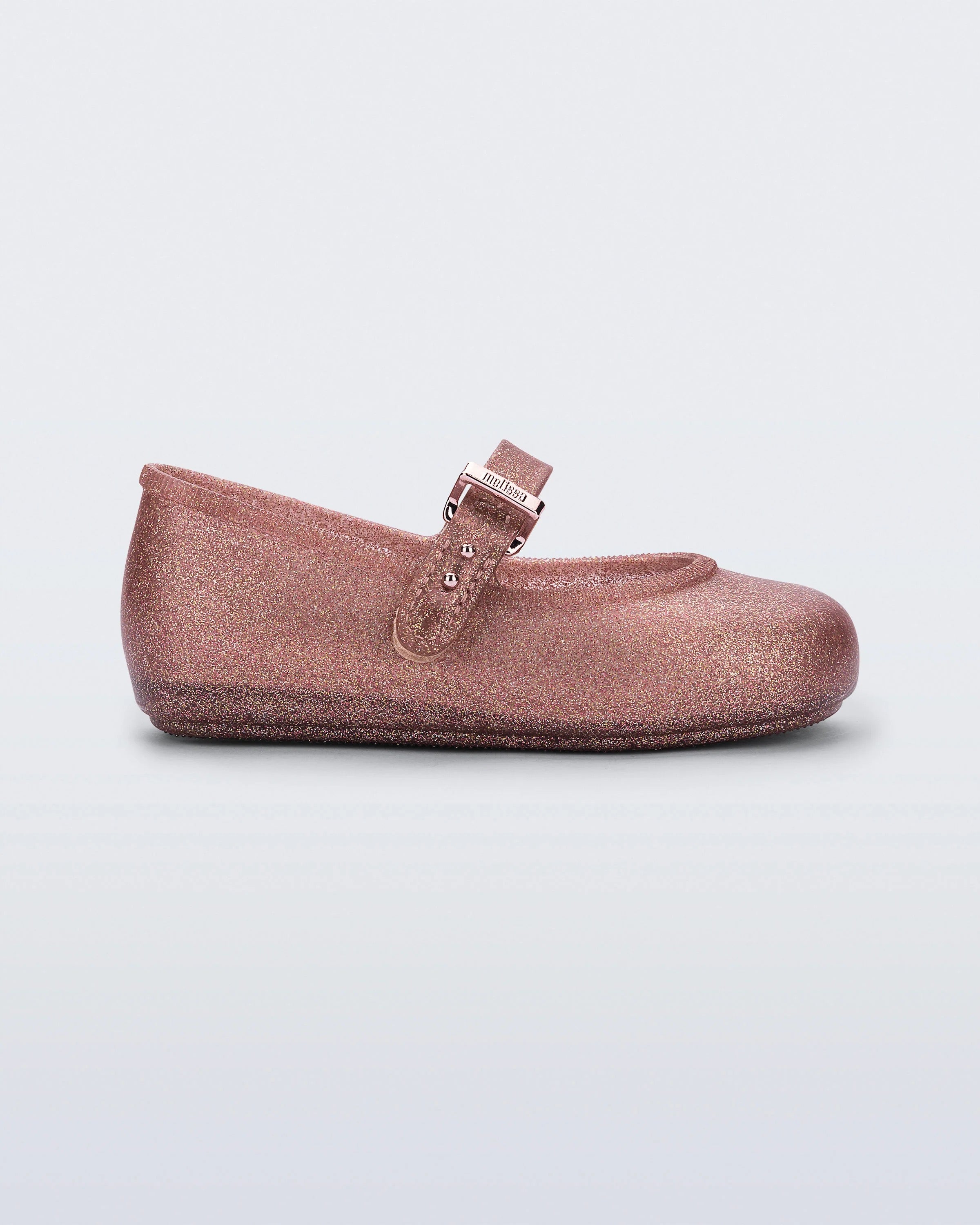 Mini Melissa Soft Ballerina Baby || Glitter Pink