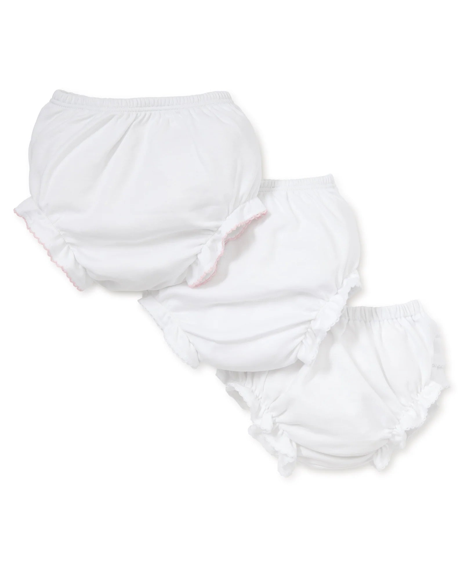 WHITE KISSY BASICS DIAPER COVER SET