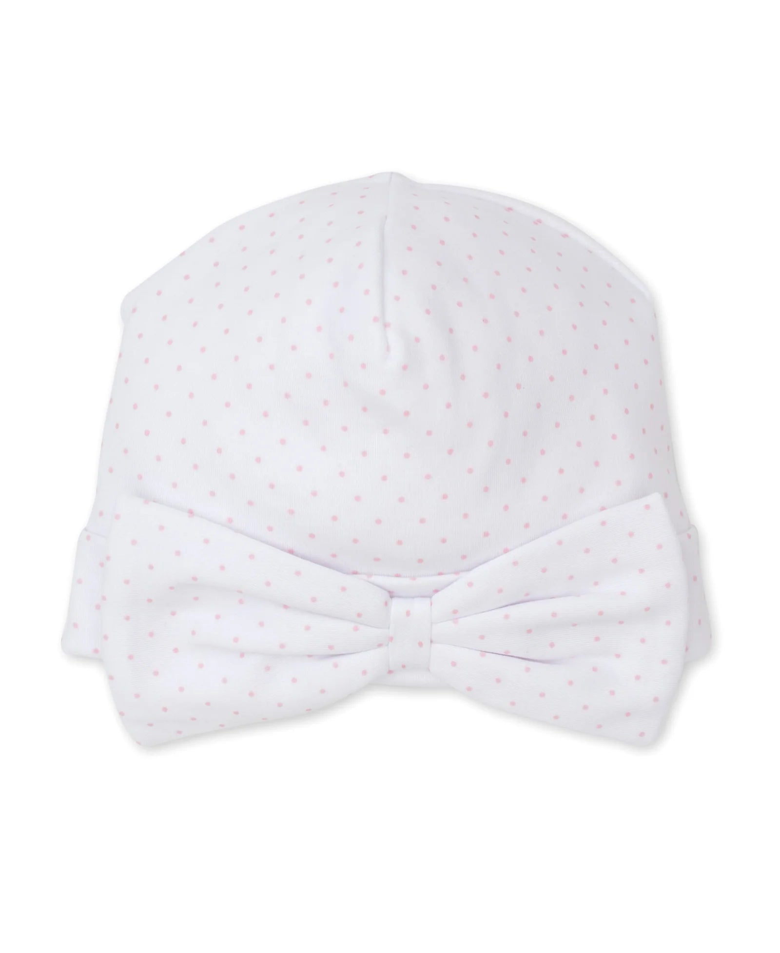 WHITE/PINK NEW KISSY DOTS HAT
