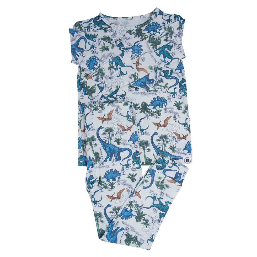 Bamboo Big Kid Pajamas || Dinoland