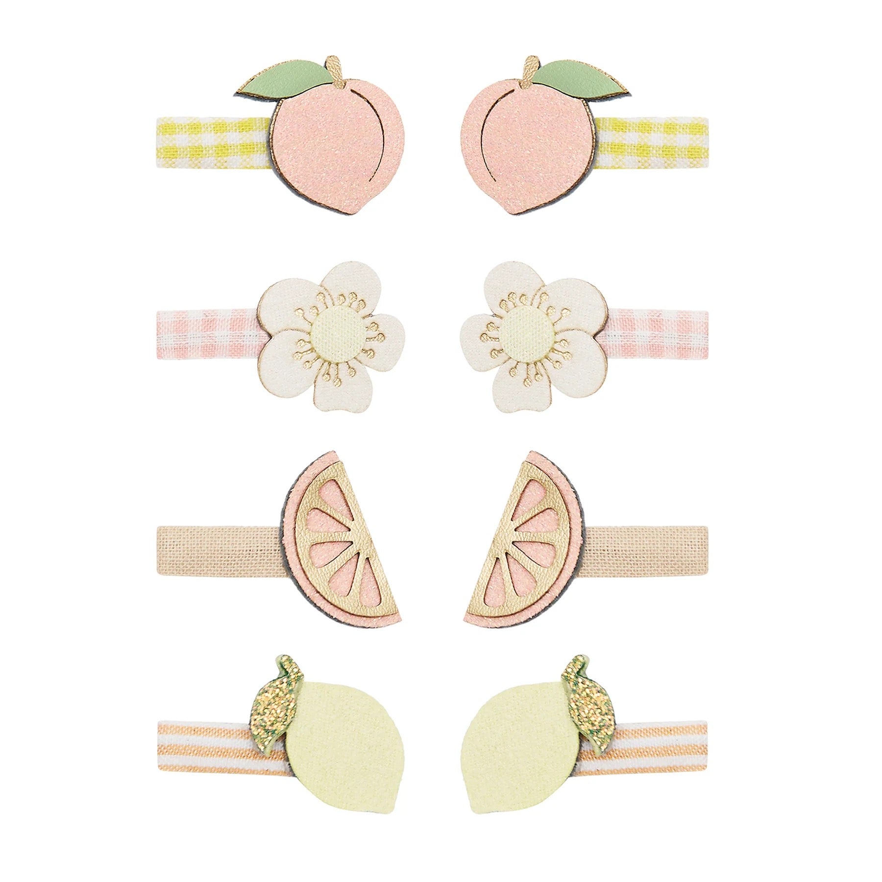 Peachy Citrus Mini Clips