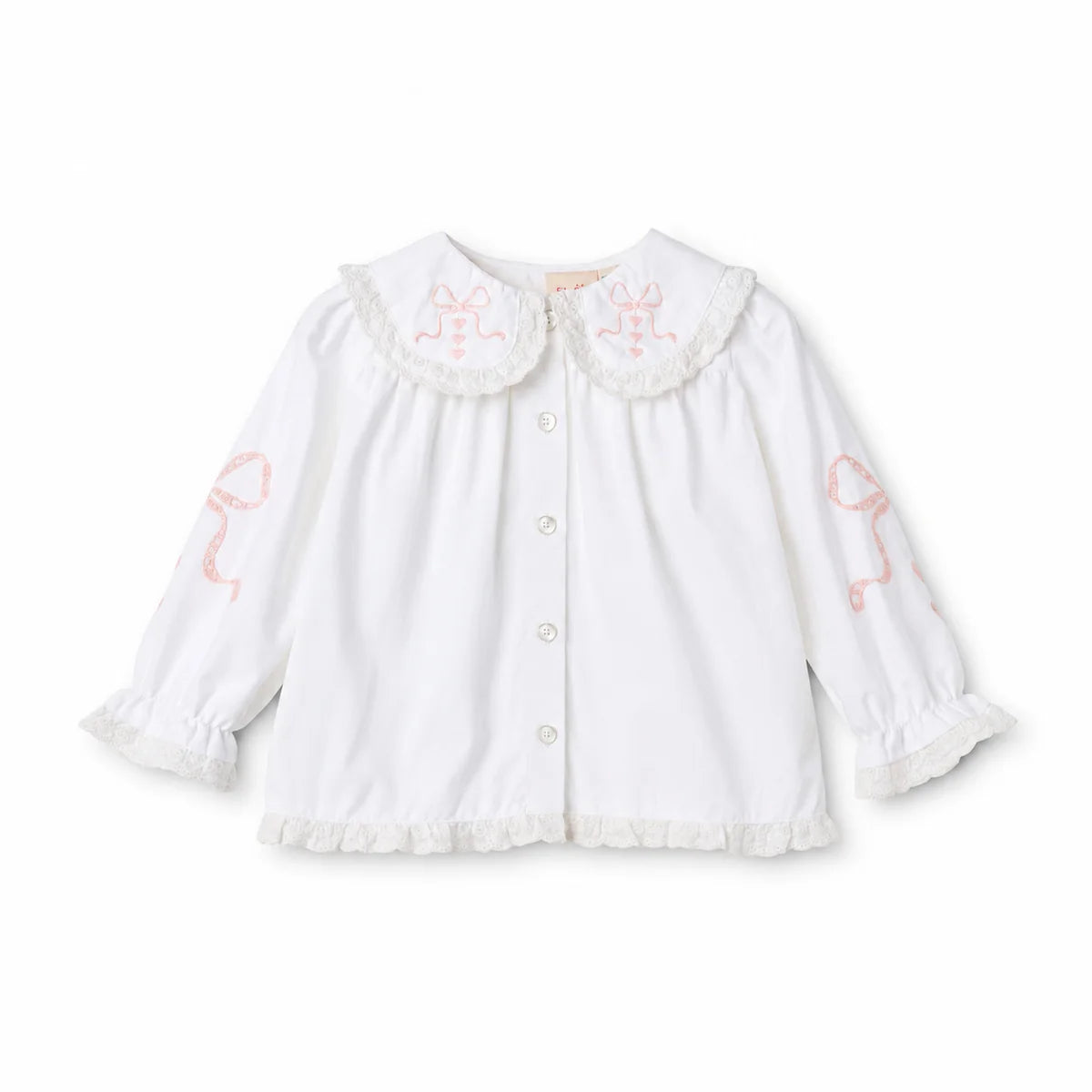 Floss Emmy Blouse || White
