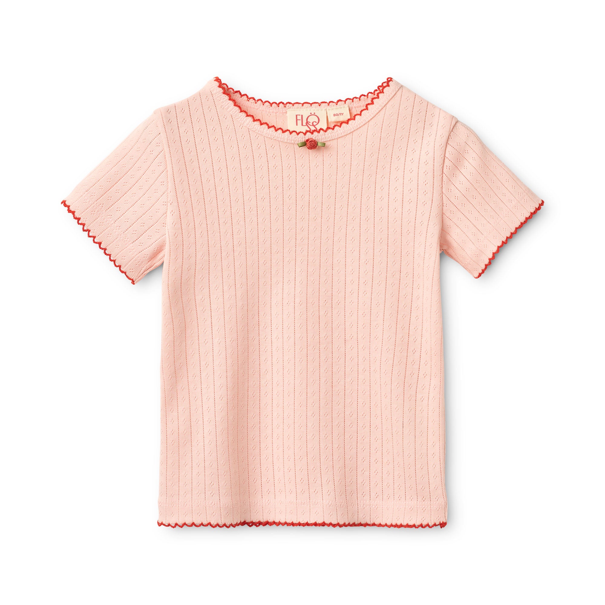 Floss Pointelle Blouse || Soft Rose