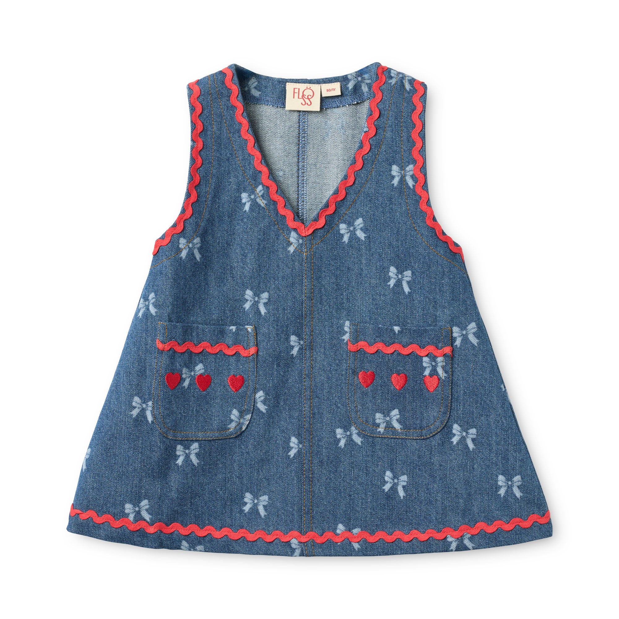 Floss Denim Jumper || Hearts and Bows