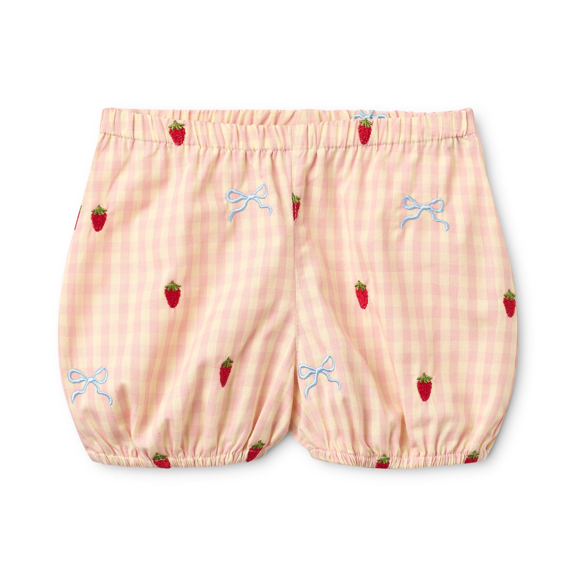 Floss Dolly Bow Baby Set || Pink Check