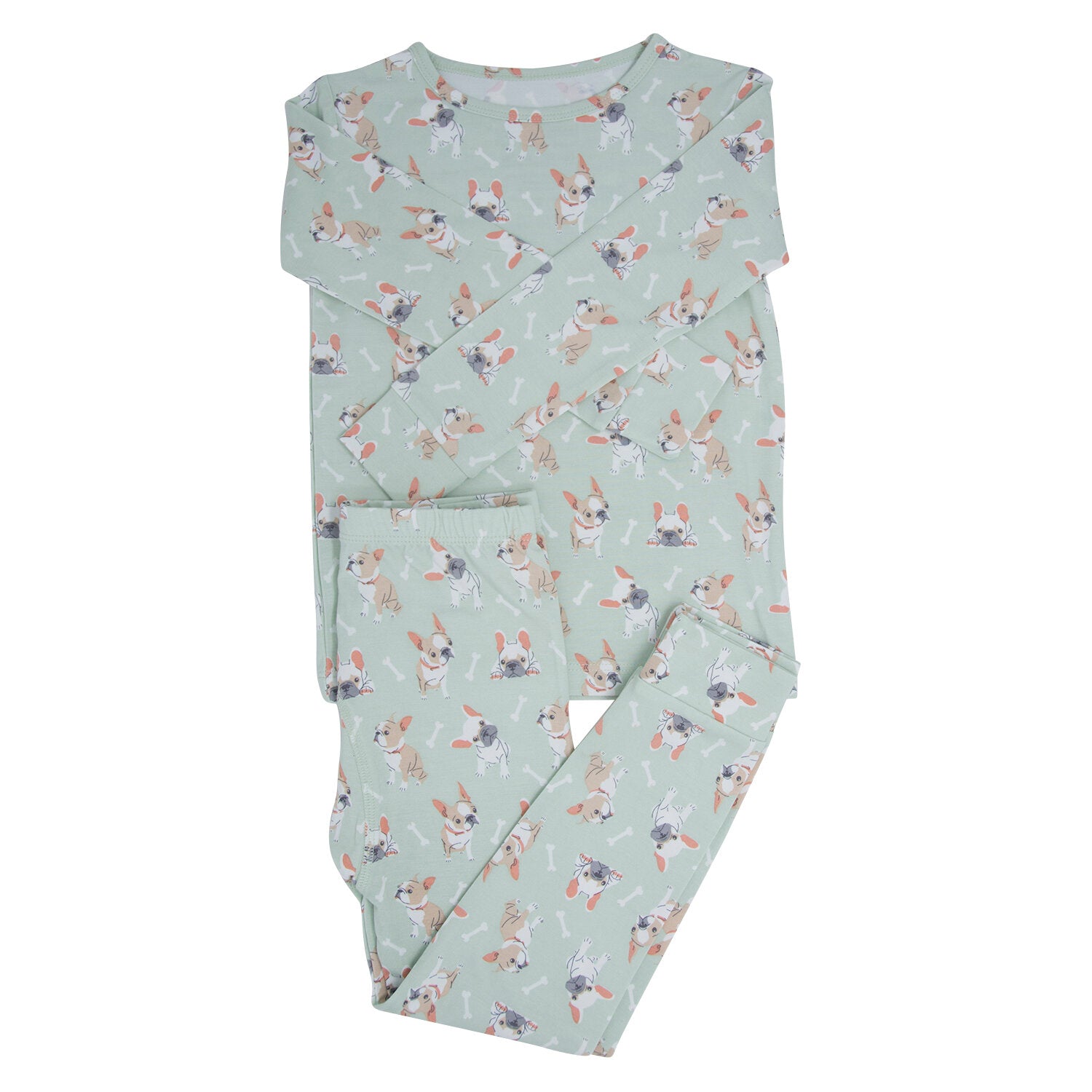 Bamboo Big Kid Pajamas || Frenchie Fun