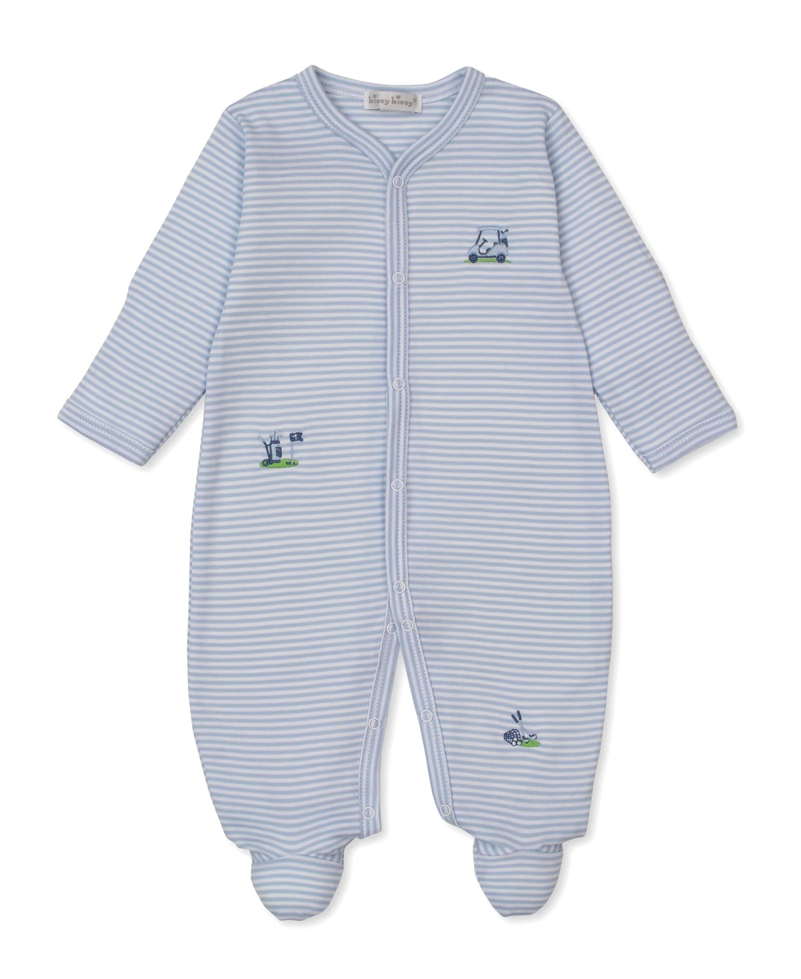 KISSY KISSY GOLF CHAMPIONSHIP BLUE STRIPE FOOTIE