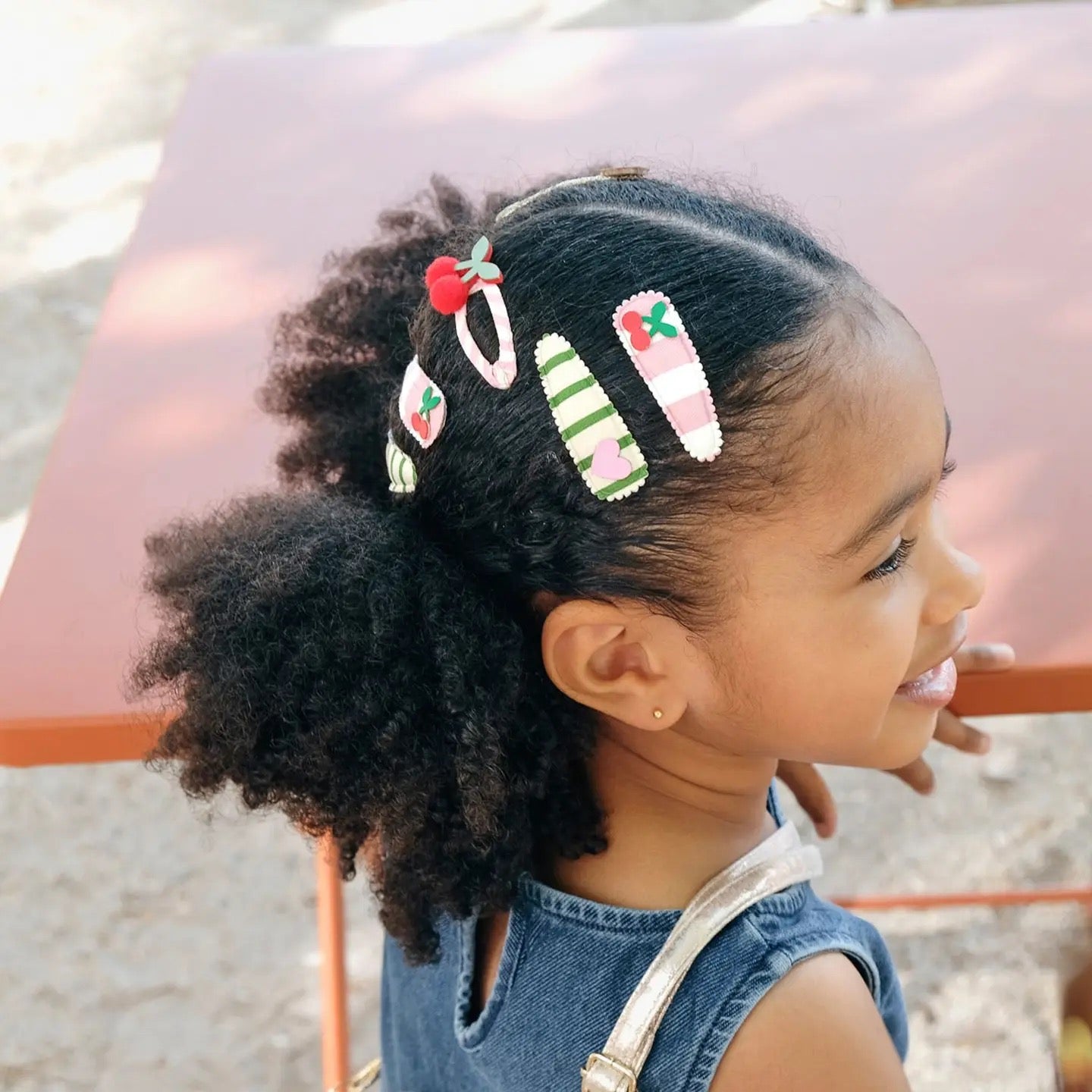 Rockahula Cherry Kiss Fabric Clips