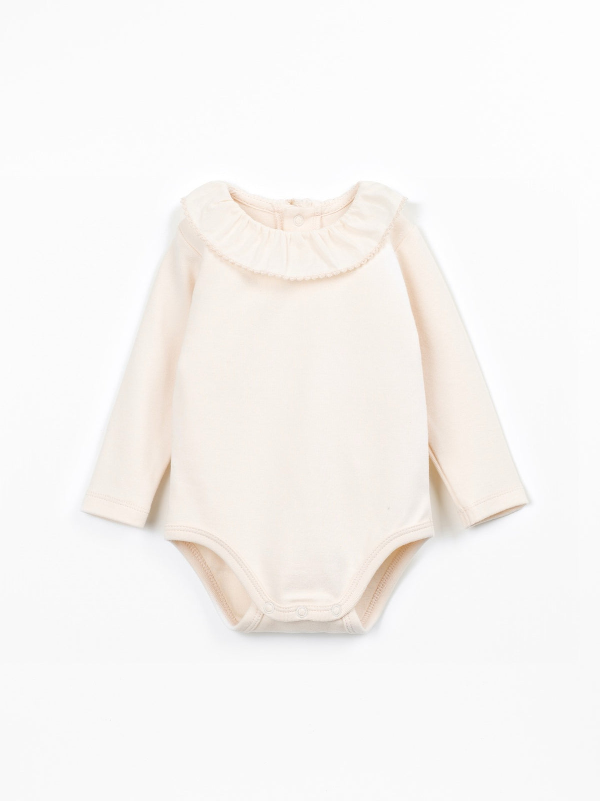 Play Up Rib Bodysuit || Beige