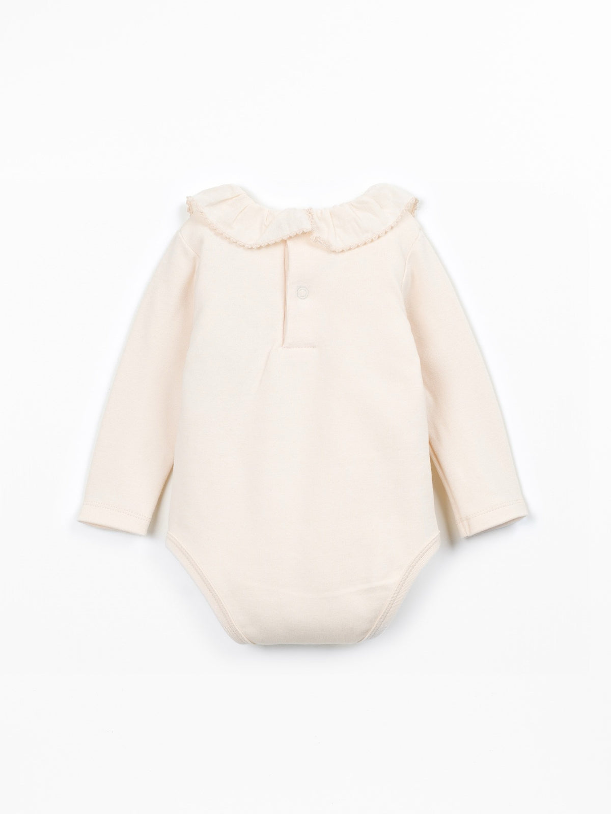Play Up Rib Bodysuit || Beige