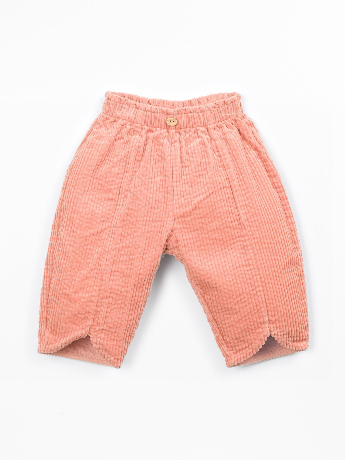 Play Up Corduroy Trousers || Salmon
