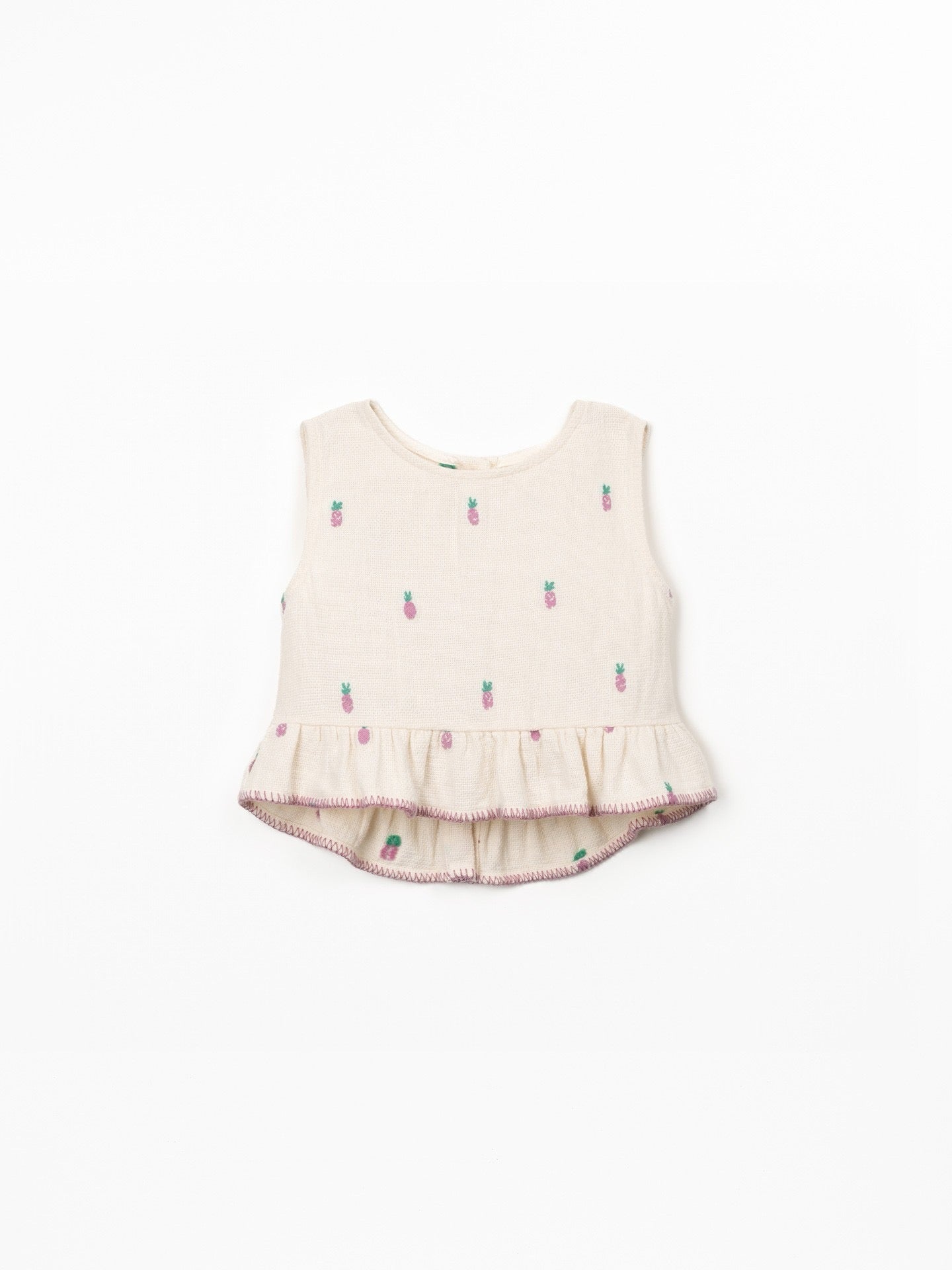 Play Up Woven Tunic || Pineapple Print