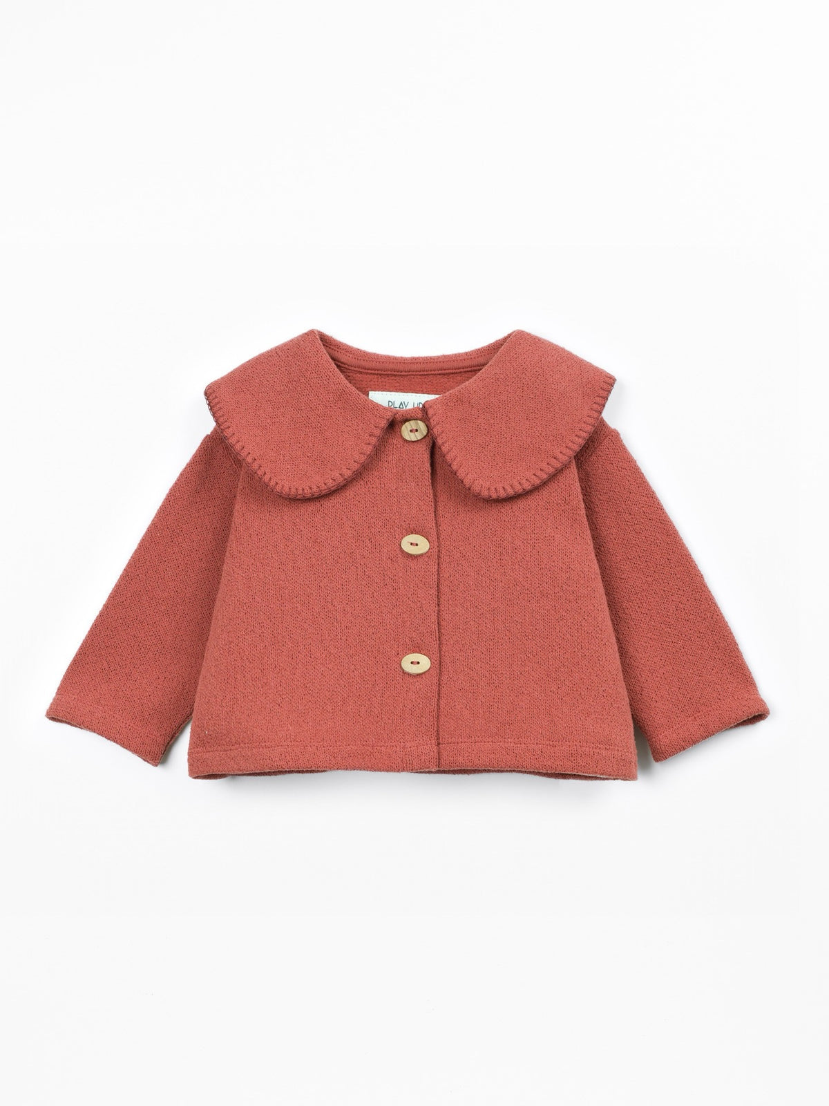 Play Up Knit Jacket || Terracotta