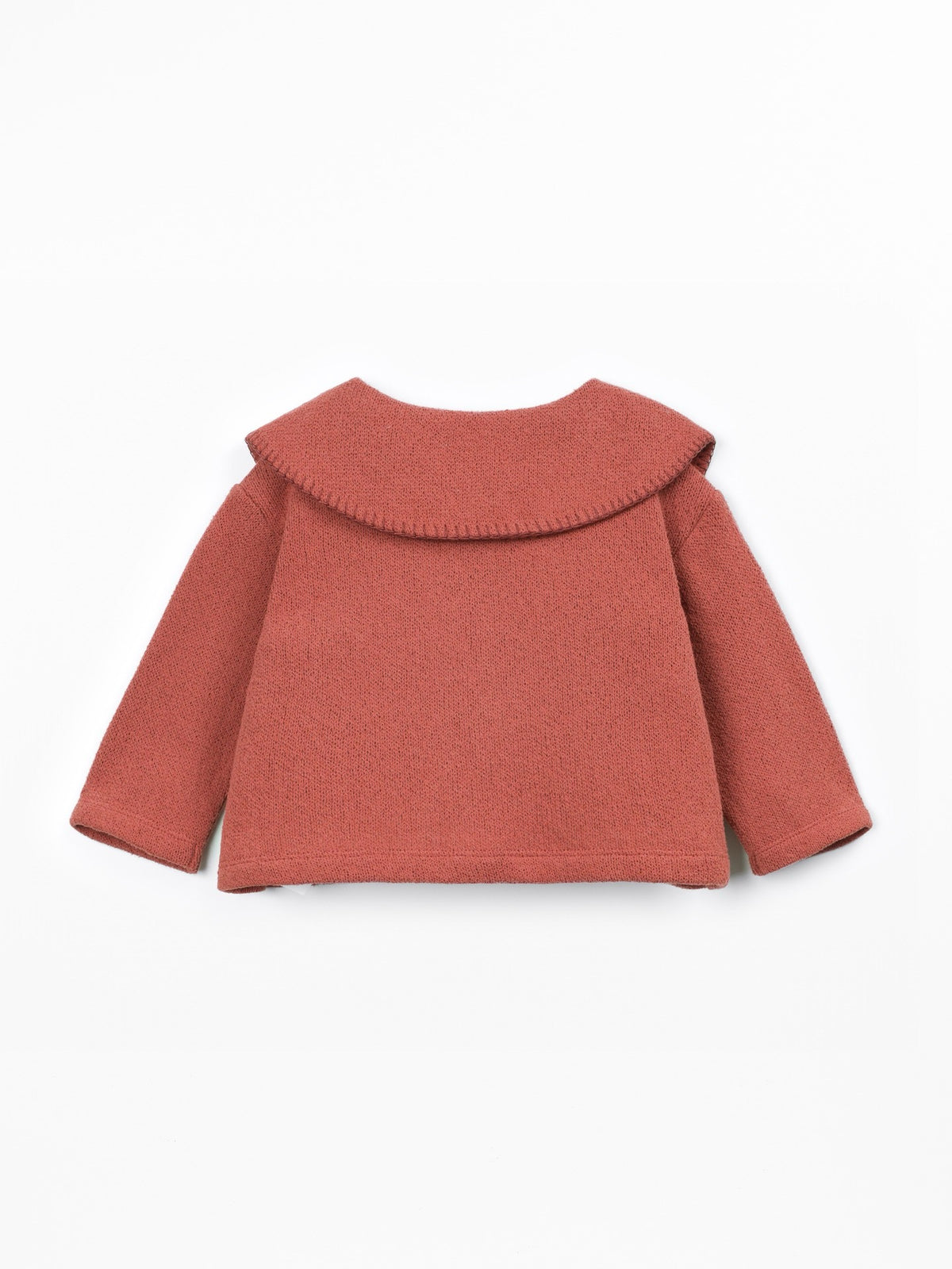 Play Up Knit Jacket || Terracotta