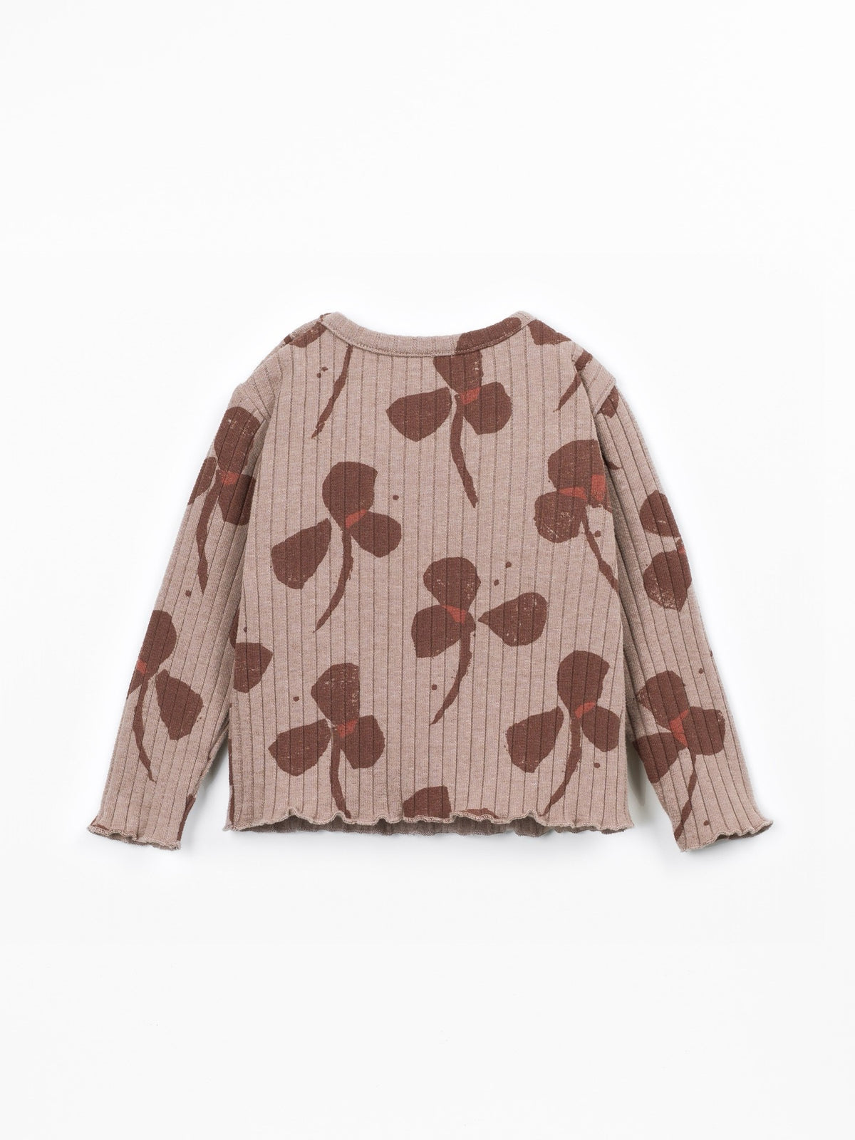 Play Up Rib T-Shirt || Light Brown Clover