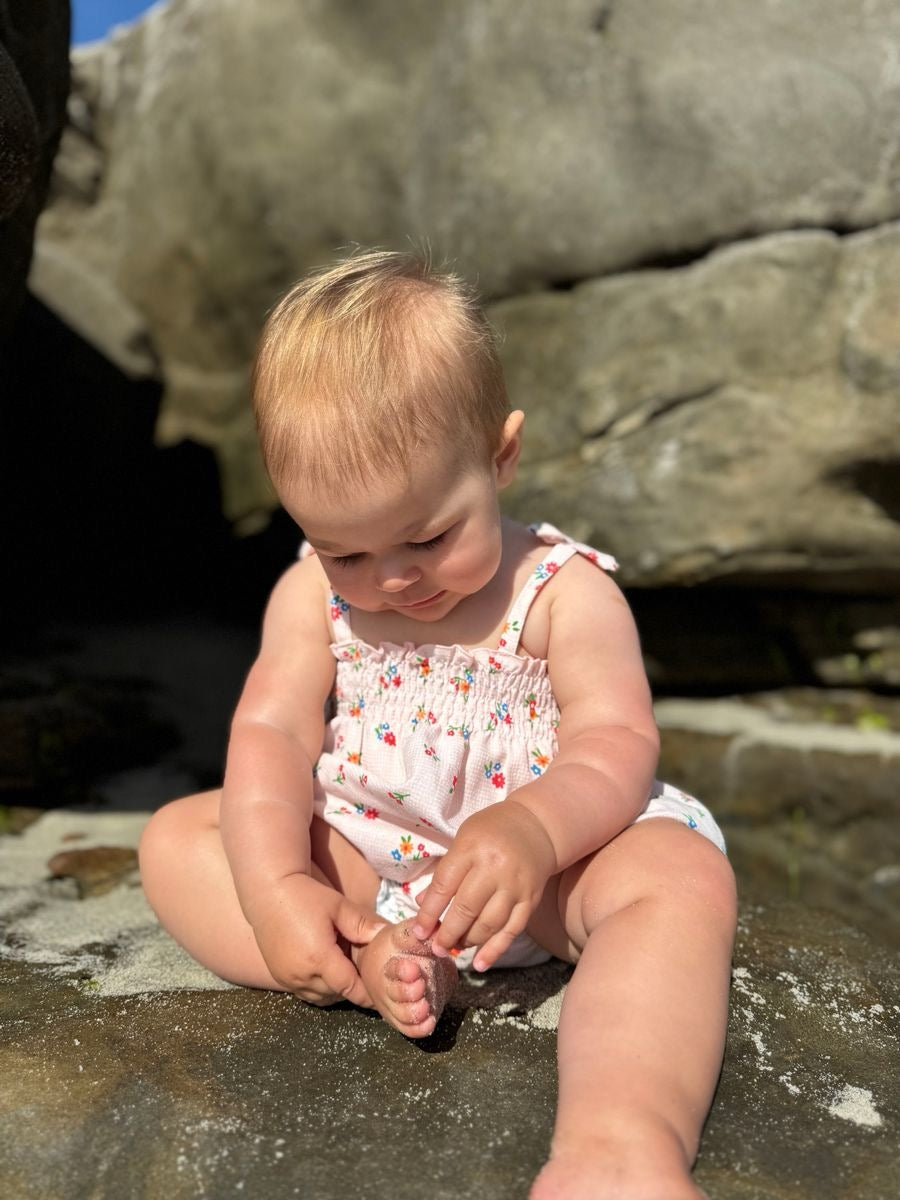 Vignette Bianca Set || Pink Gingham Floral