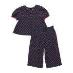 Baby Girls Dawson 2-piece Set || Navy Carnation