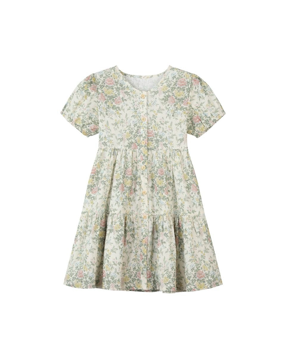 Vignette Blossom Dress || Cream Cottage Floral
