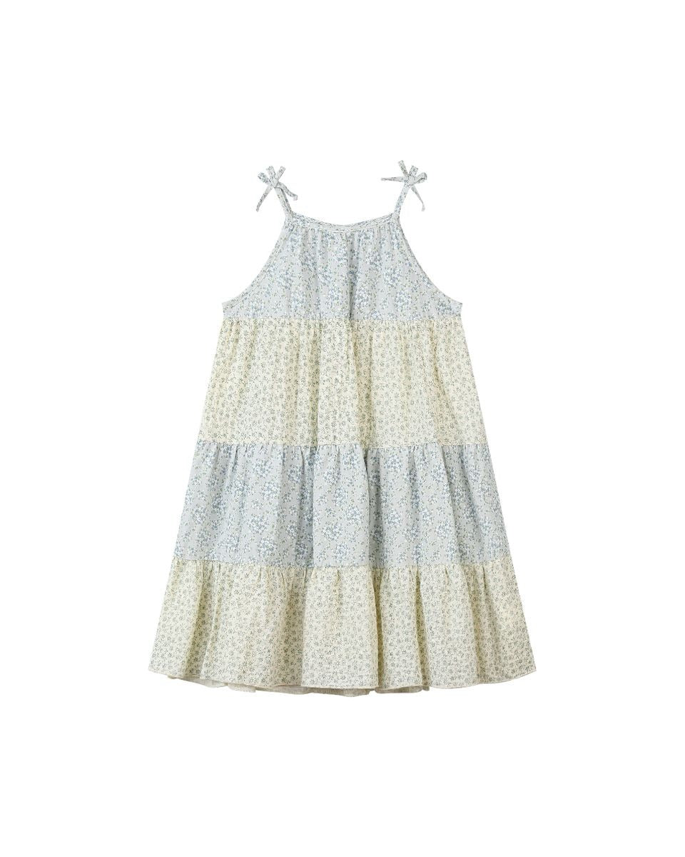 Vignette Kit Dress || Mixed Blue Floral