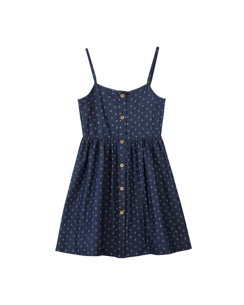 Vignette Brooklyn Dress || Navy Anchor