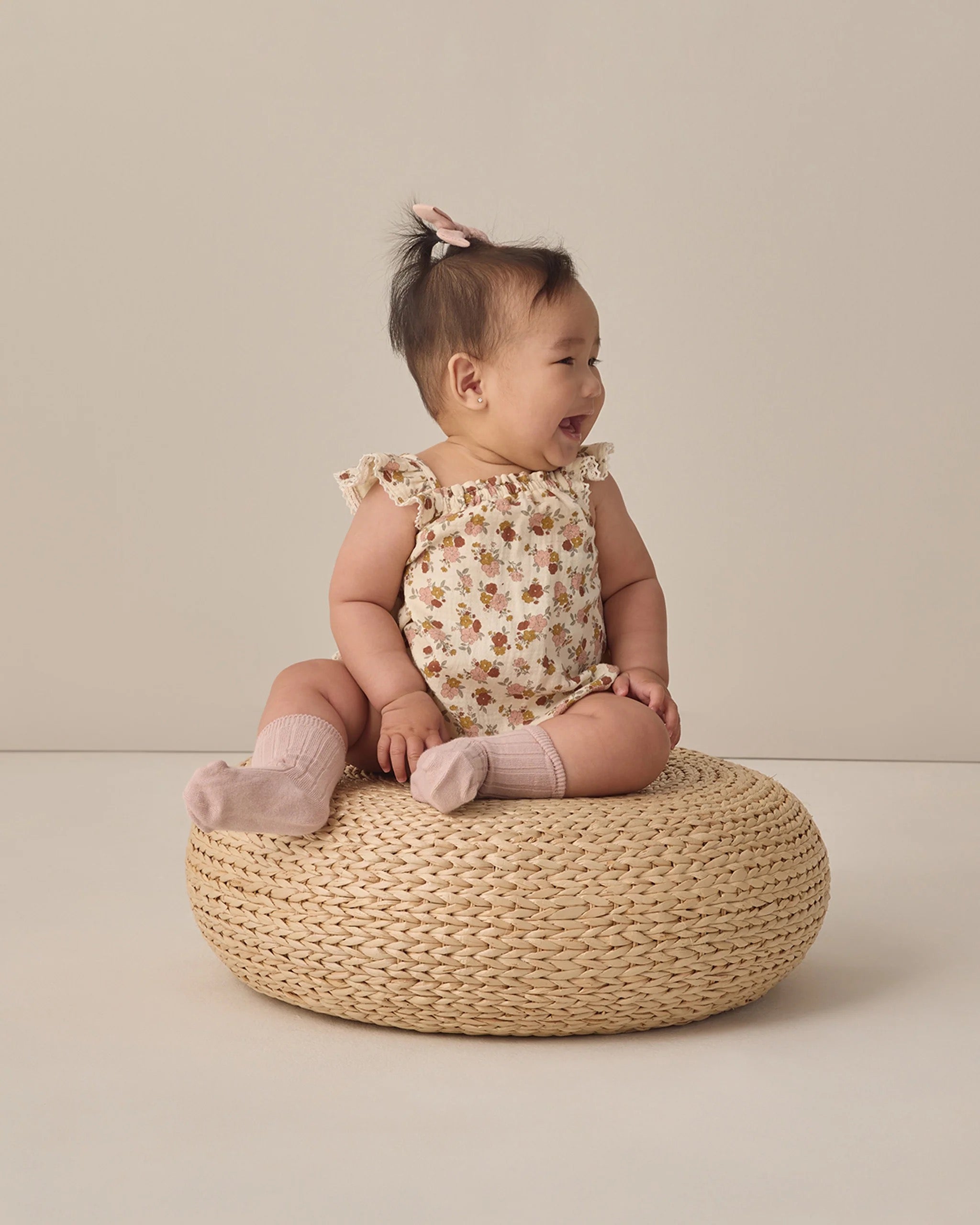 Quincy Mae Bonnie Romper || Bloom