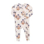 Baby Girls Ruffle Bamboo Romper || Dandelion