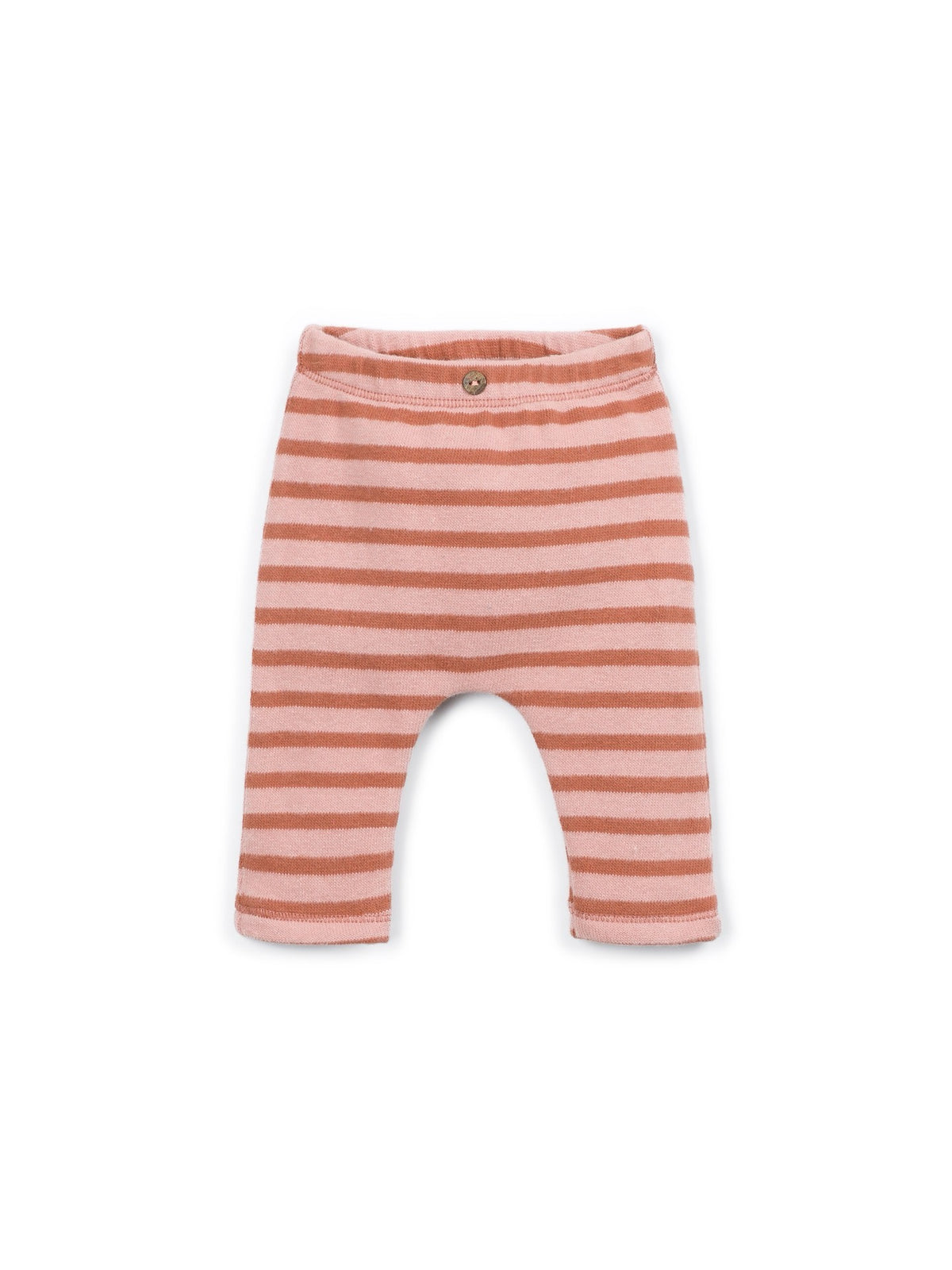 Play Up Striped Jersey Leggings || Pink & Orange