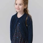 Girls Connie Sweater || Navy