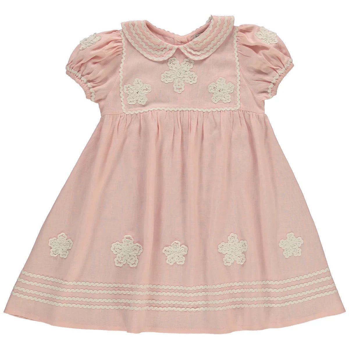 Bebe Organic Lucy Dress || Pink Zigzag Dream