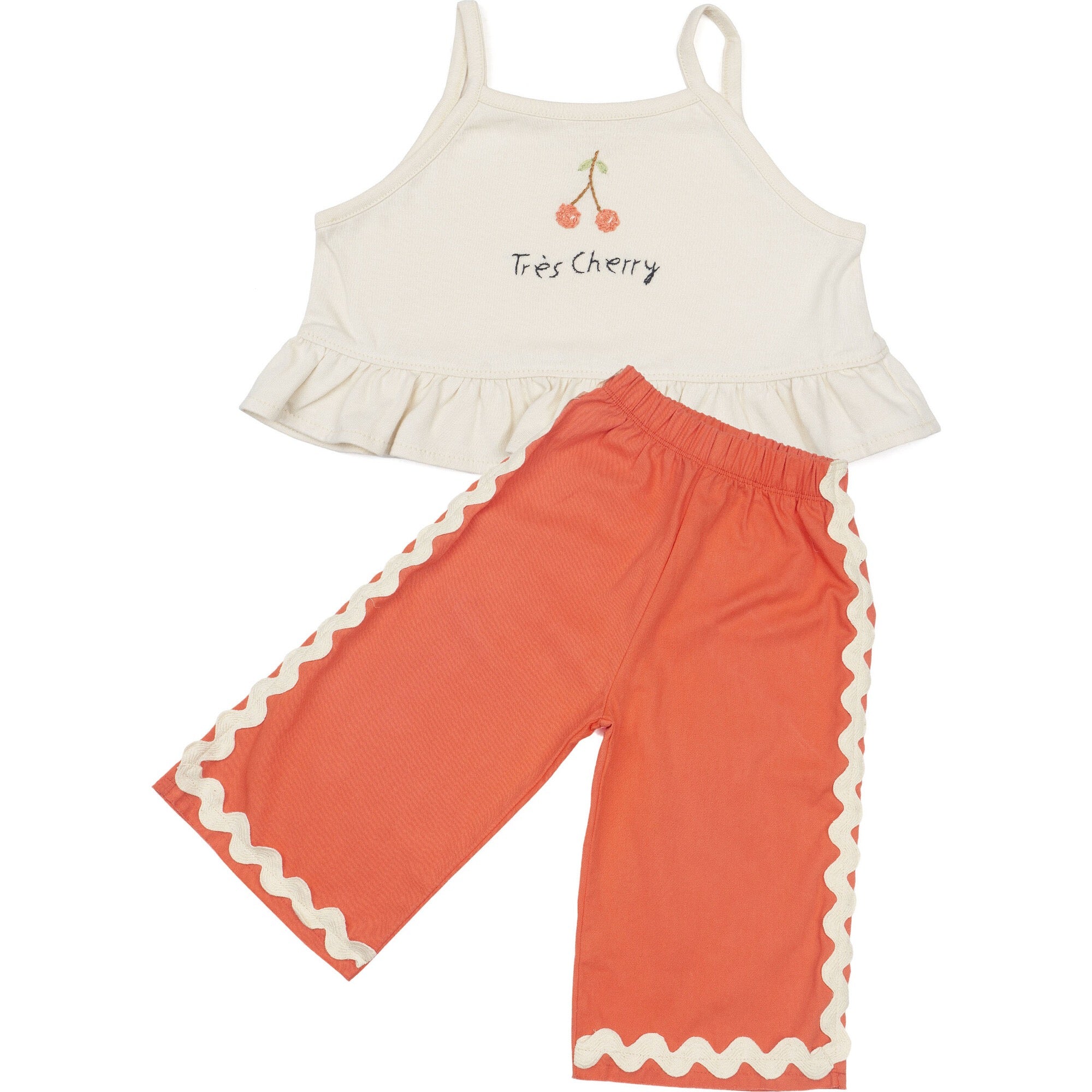 Wild Wawa Wide-Leg Pant Set || Tres Cherry