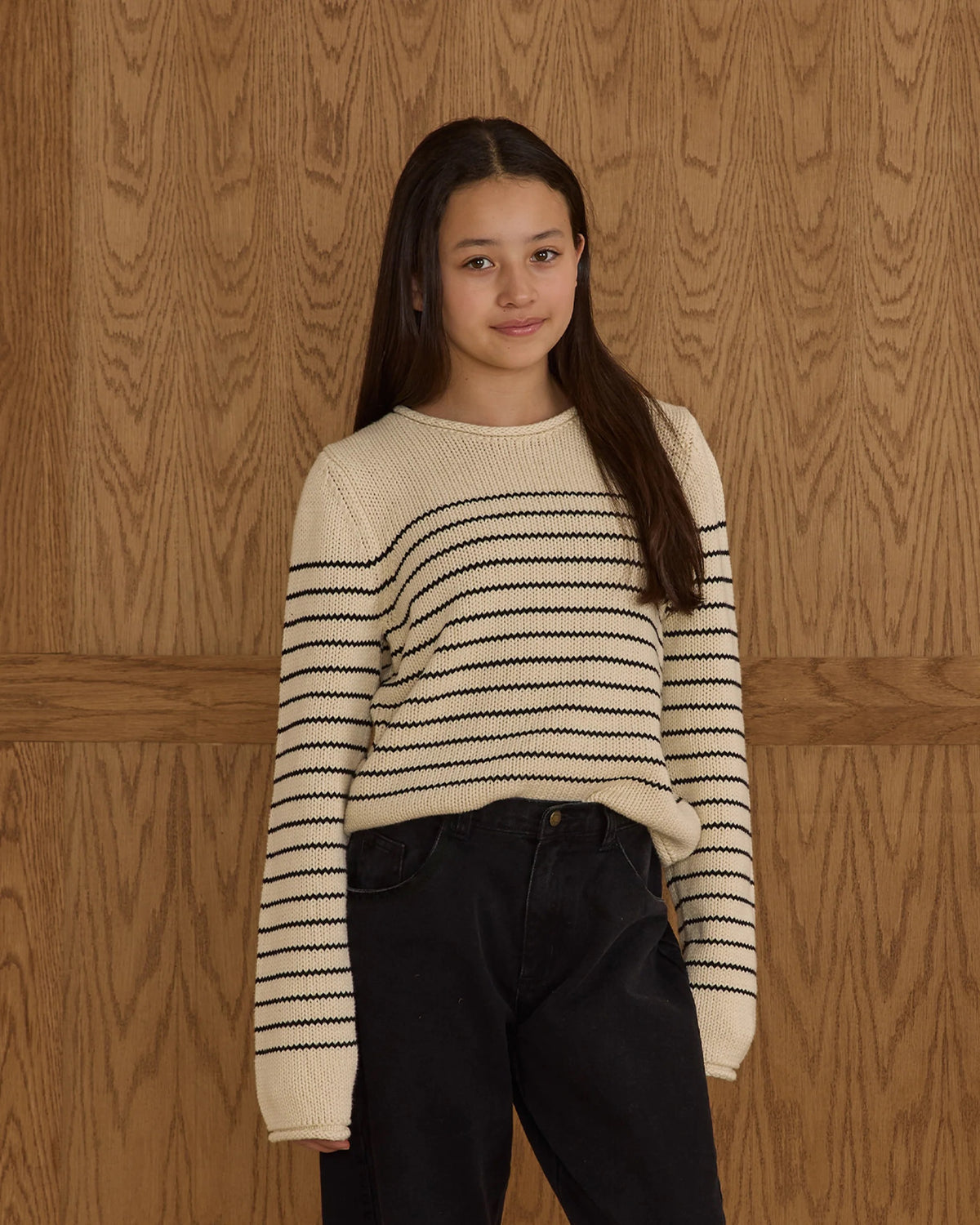 Jacques Sweater || Black Stripe