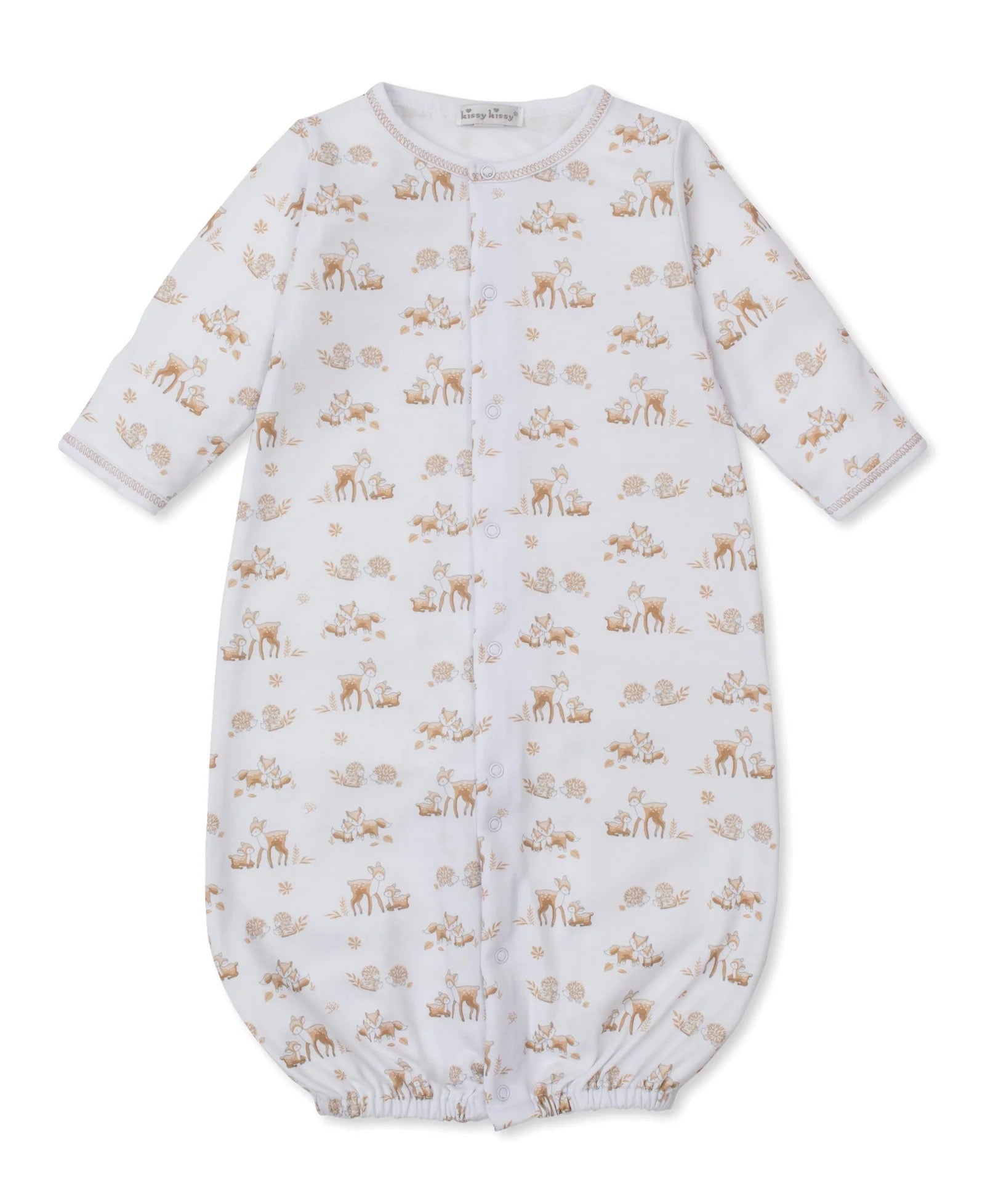 Kissy Kissy Forest Fanfare Tan Convertible Gown