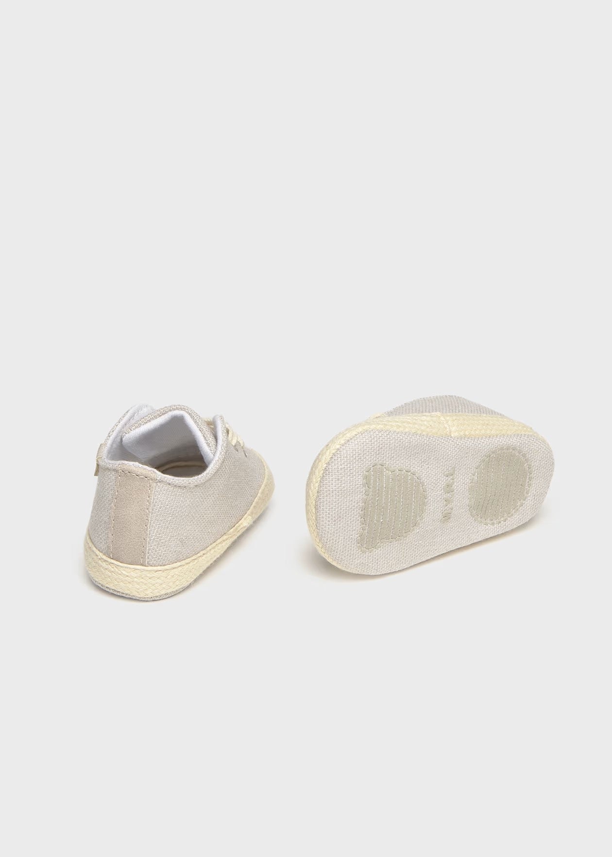 Mayoral Woven Baby Shoe || Tan