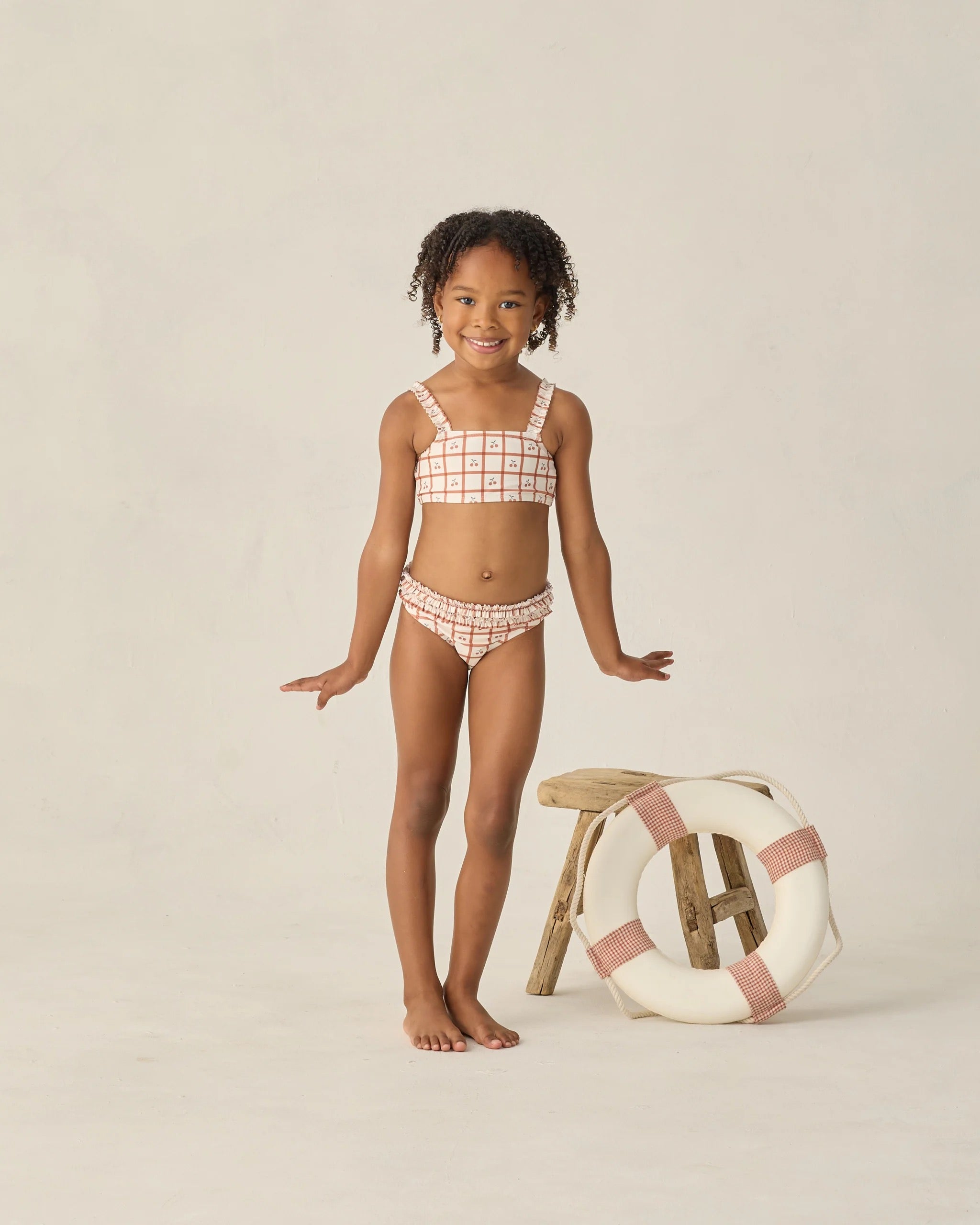 Rylee + Cru Rouched Bikini || Cherry Check