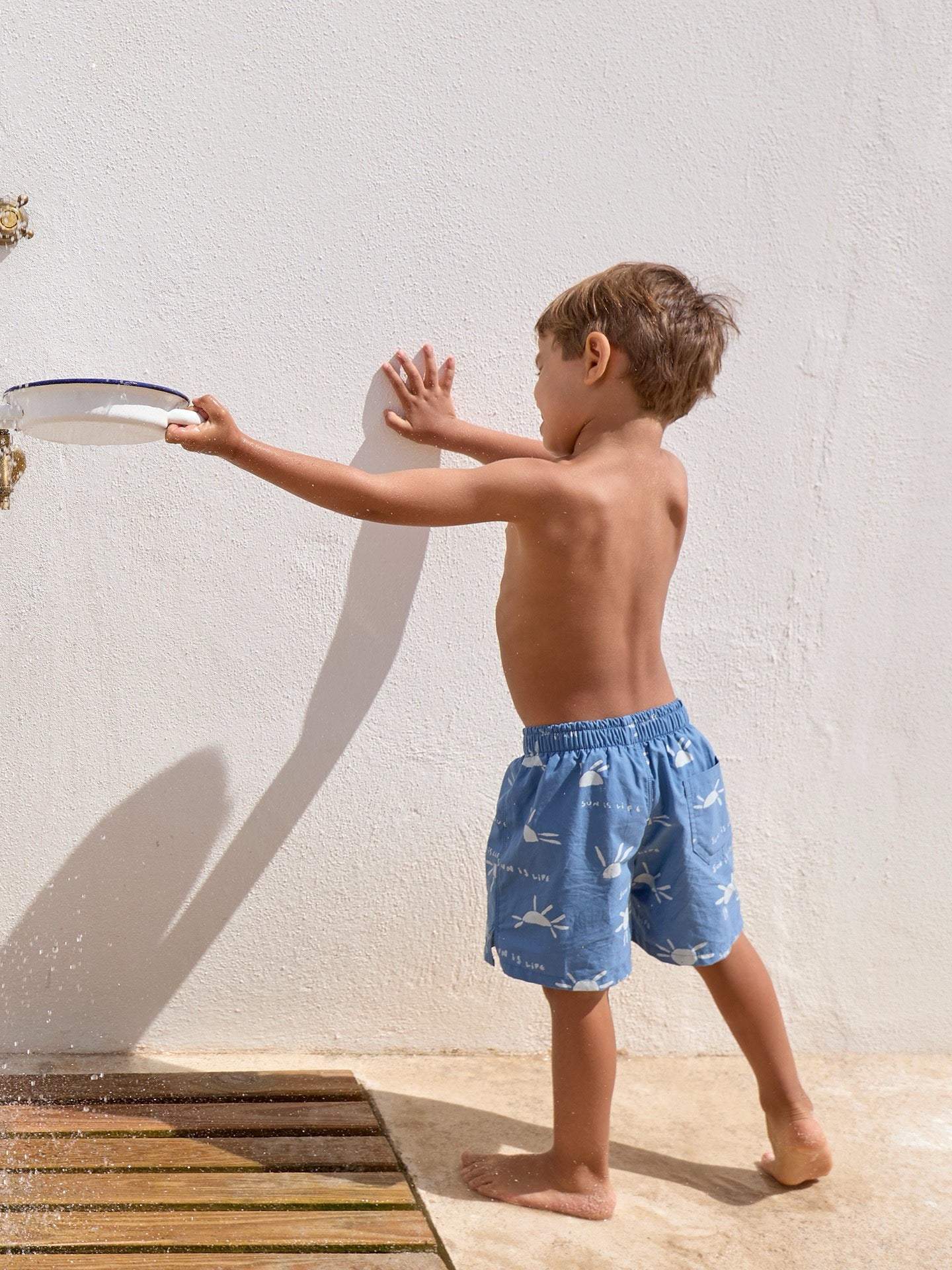 Play Up Swim Shorts Sun Print